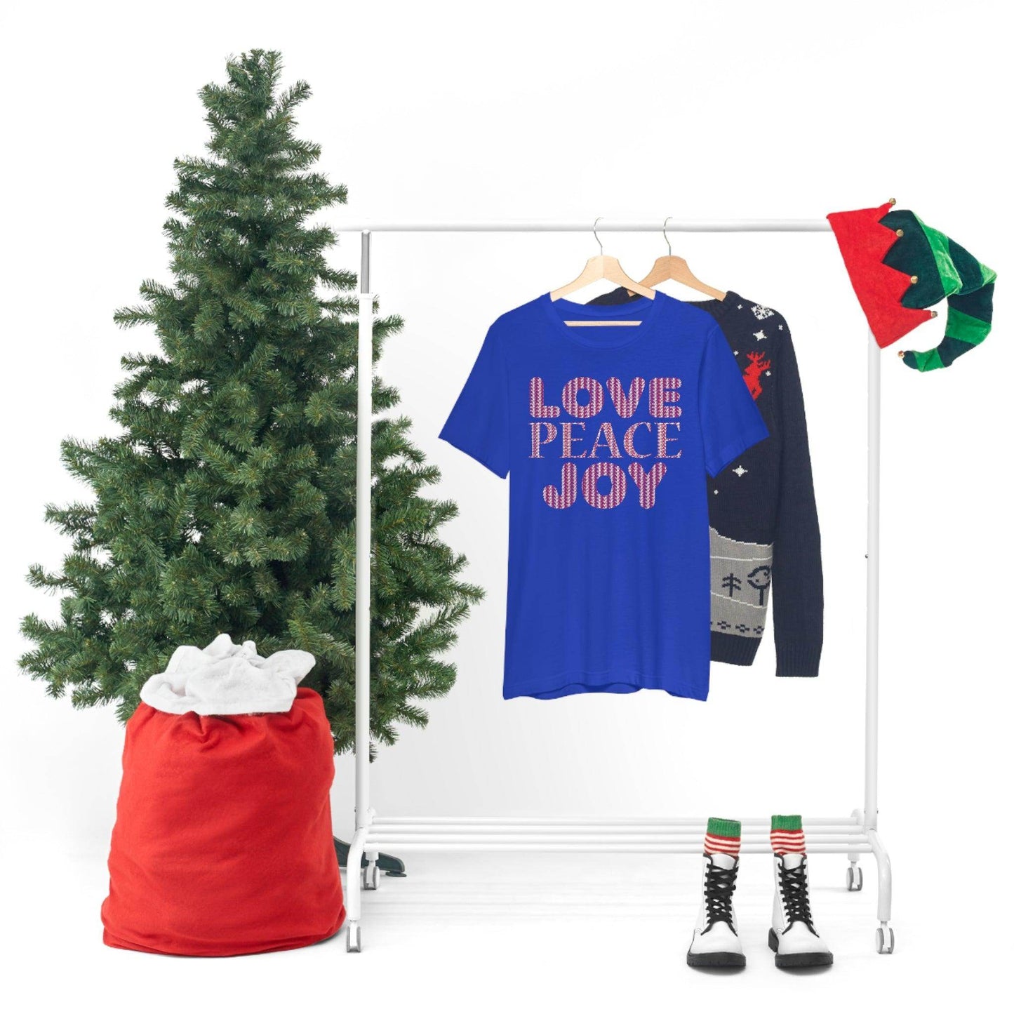 love peace joy Tee - Giftsmojo