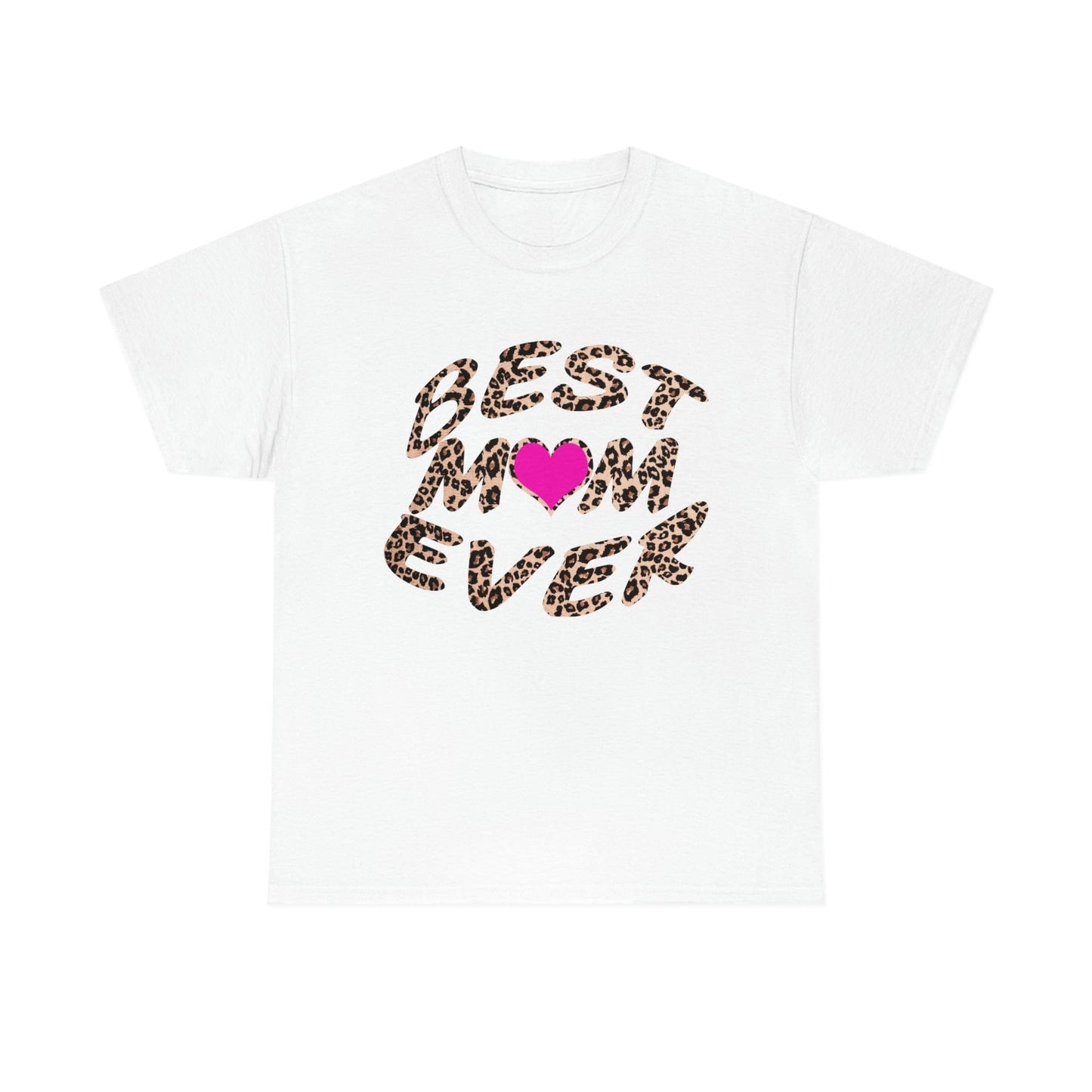 Best mom ever leopard print Tee - Giftsmojo