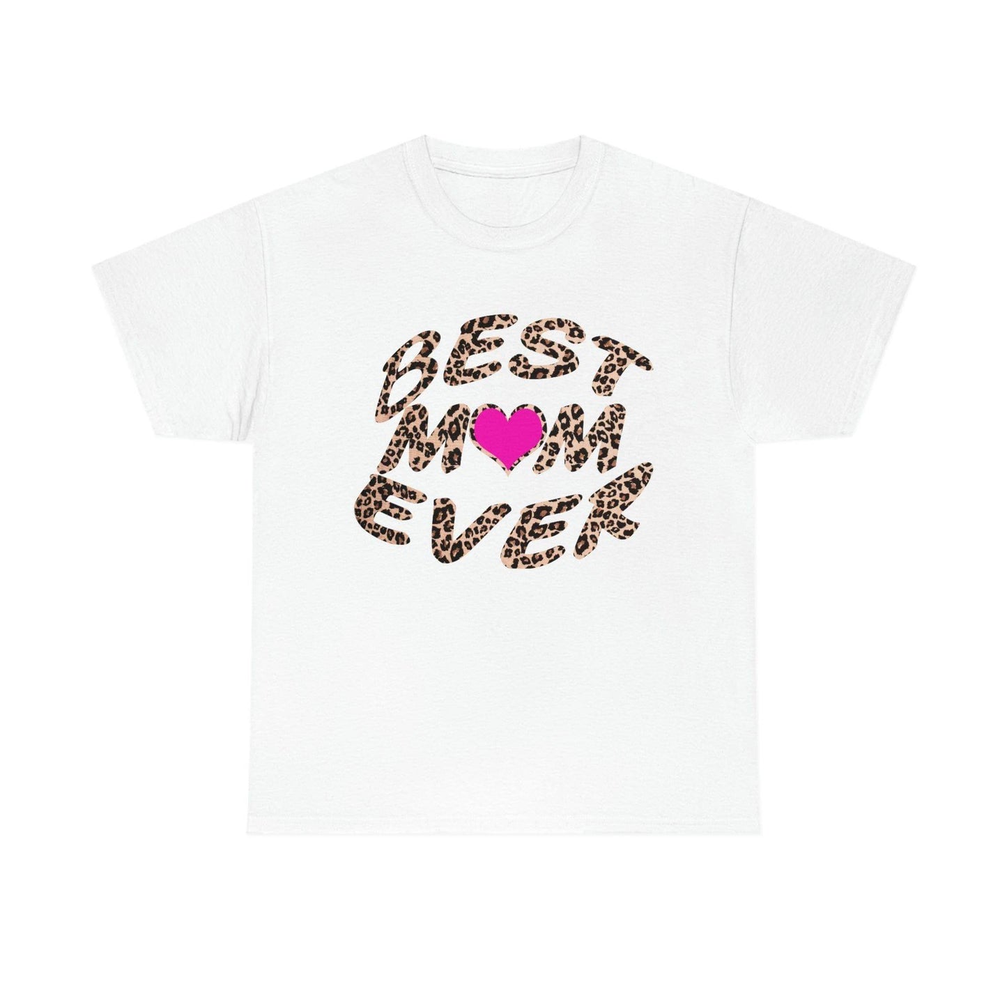 Best mom ever leopard print Tee - Giftsmojo
