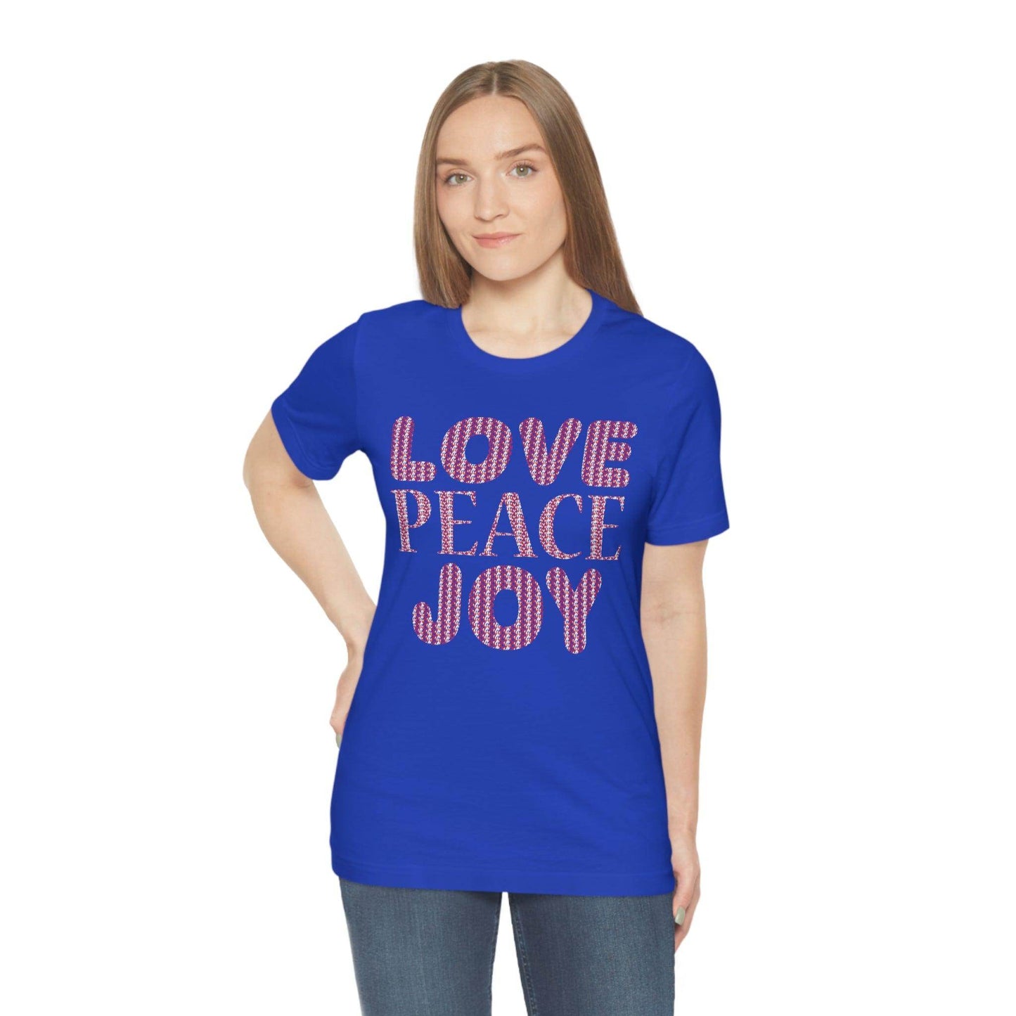 love peace joy Tee - Giftsmojo