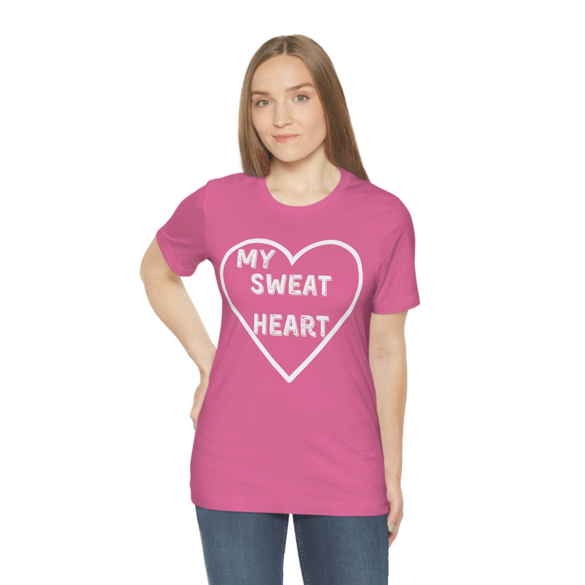 My Sweat Heart - Love shirt - Gift for wife - Gift for Husband - Gift for Girlfriend and Boyfriend - Giftsmojo