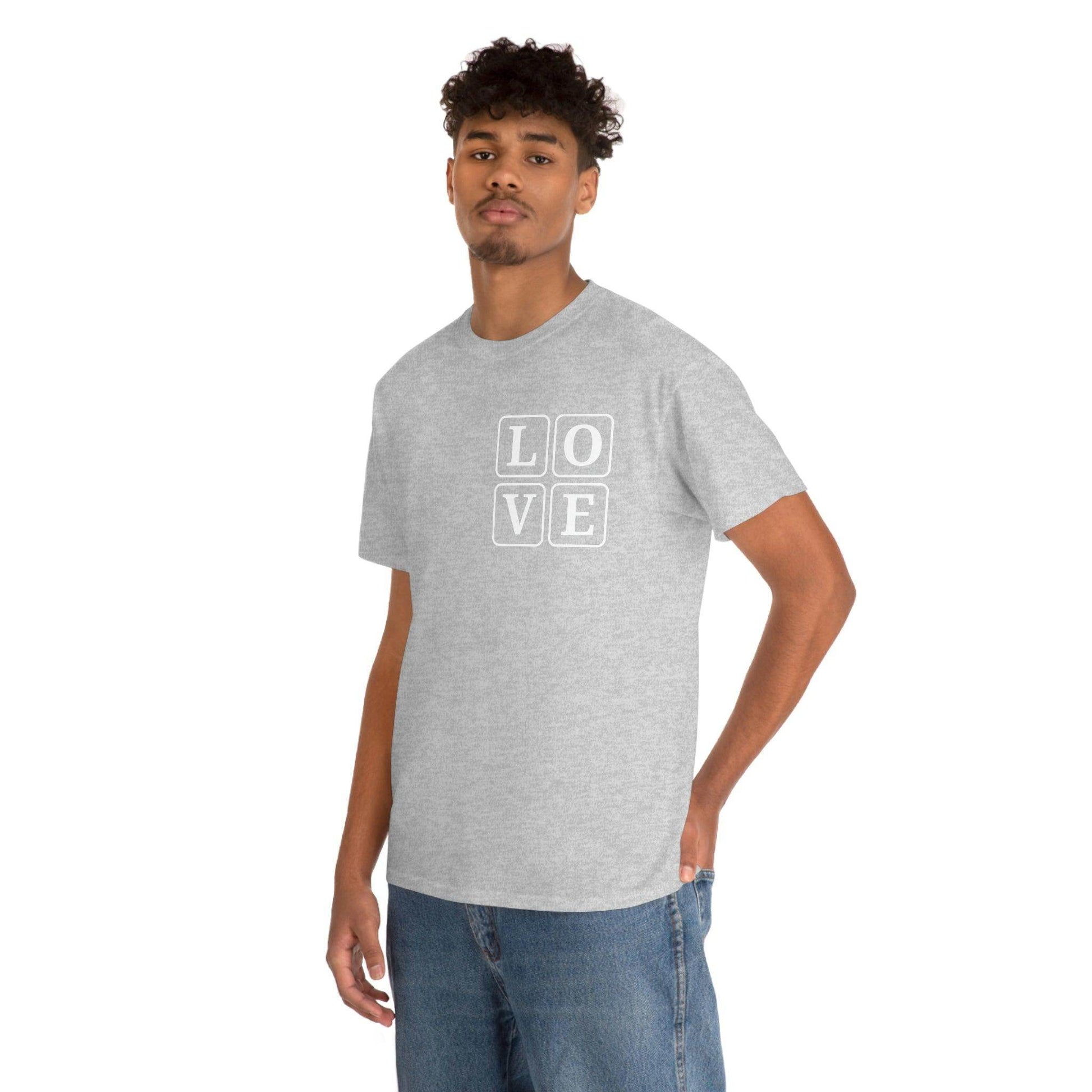 Love Square T-Shirt, - Giftsmojo
