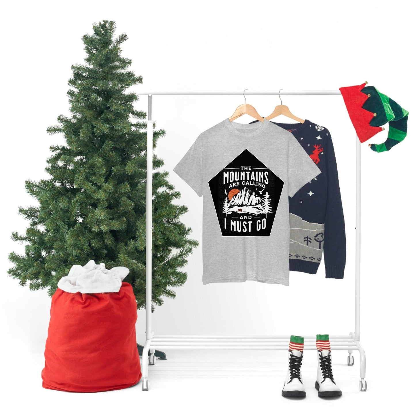 The Mountains are Calling and I Must Go Tee - Giftsmojo
