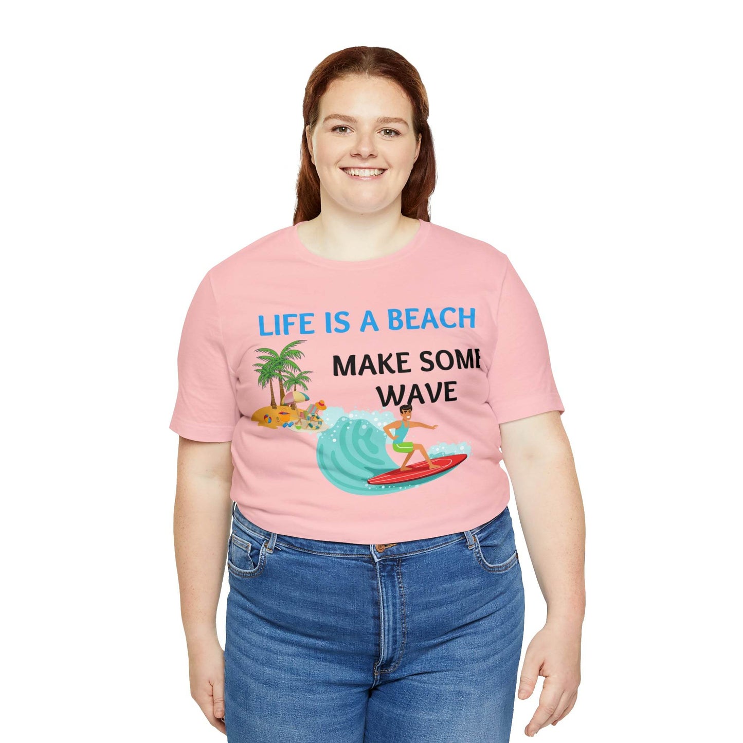 Life is a Beach shirt, Beach t-shirt, Summer shirt, Relaxing beachwear, Coastal fashion, Beach-inspired clothing, Beach adventure apparel - Giftsmojo