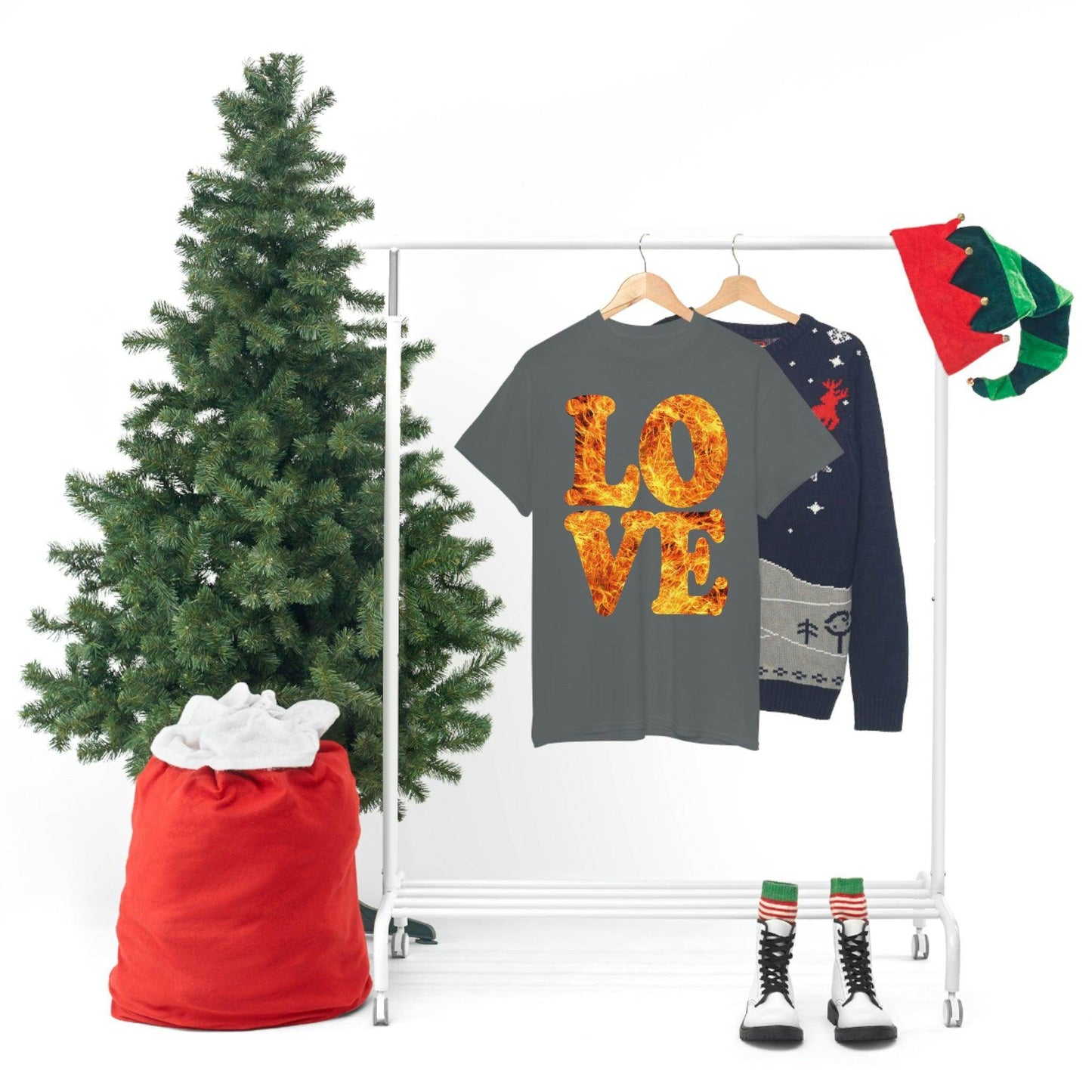 love fire big Tee - Giftsmojo