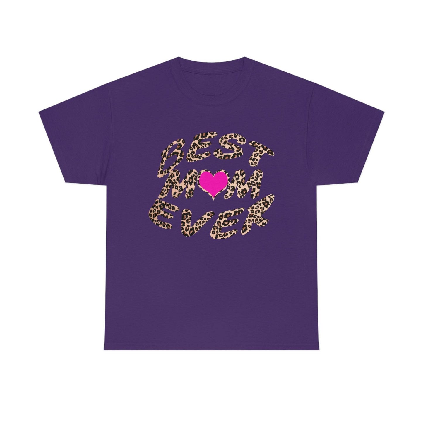 Best mom ever leopard print Tee - Giftsmojo