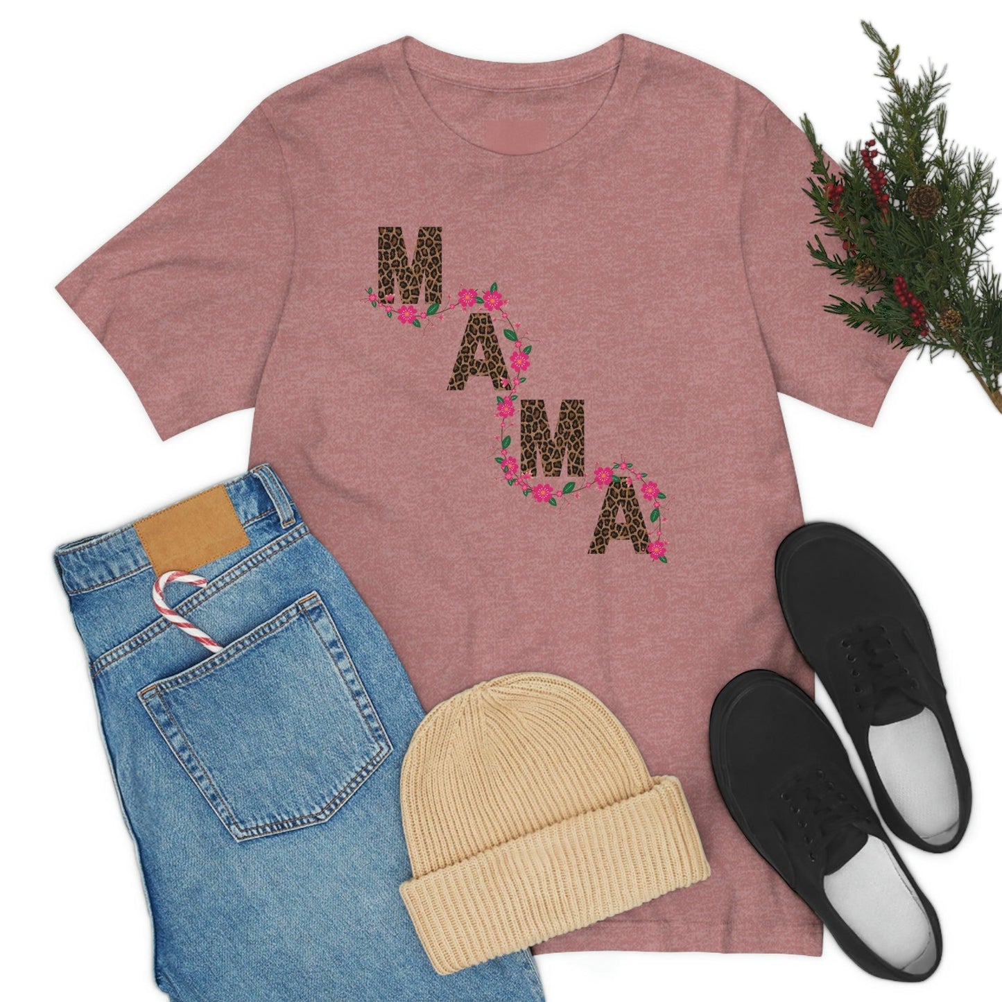 Leopard print Mama shirt Flower mama shirt - Leopard Mama Shirt mothers day shirt new mom shirt - Giftsmojo