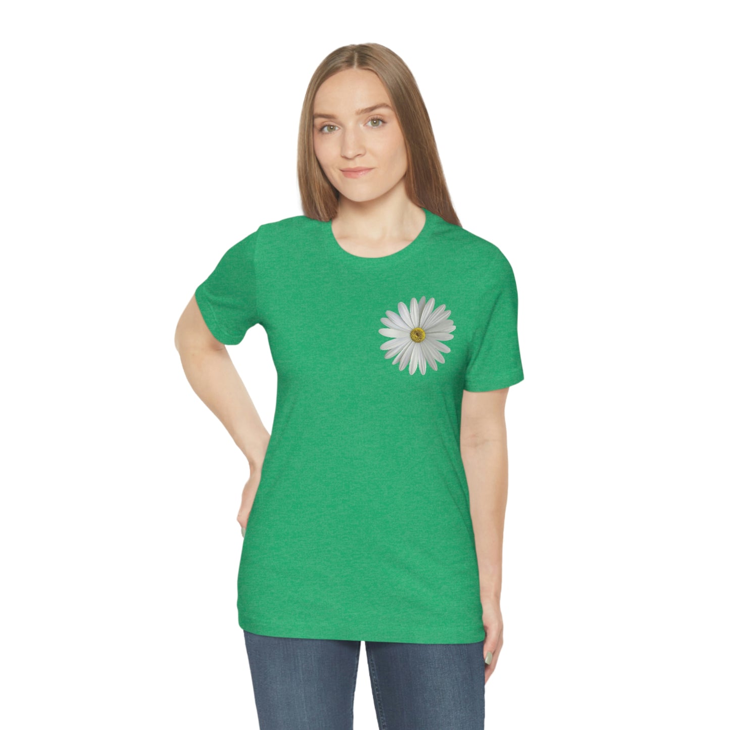 Daisy Shirt Floral Shirt Gift, Boho Shirt, Birth Month Flower, Gift For Mom, Daisy Women Shirt Flower Tee Summer Shirt,