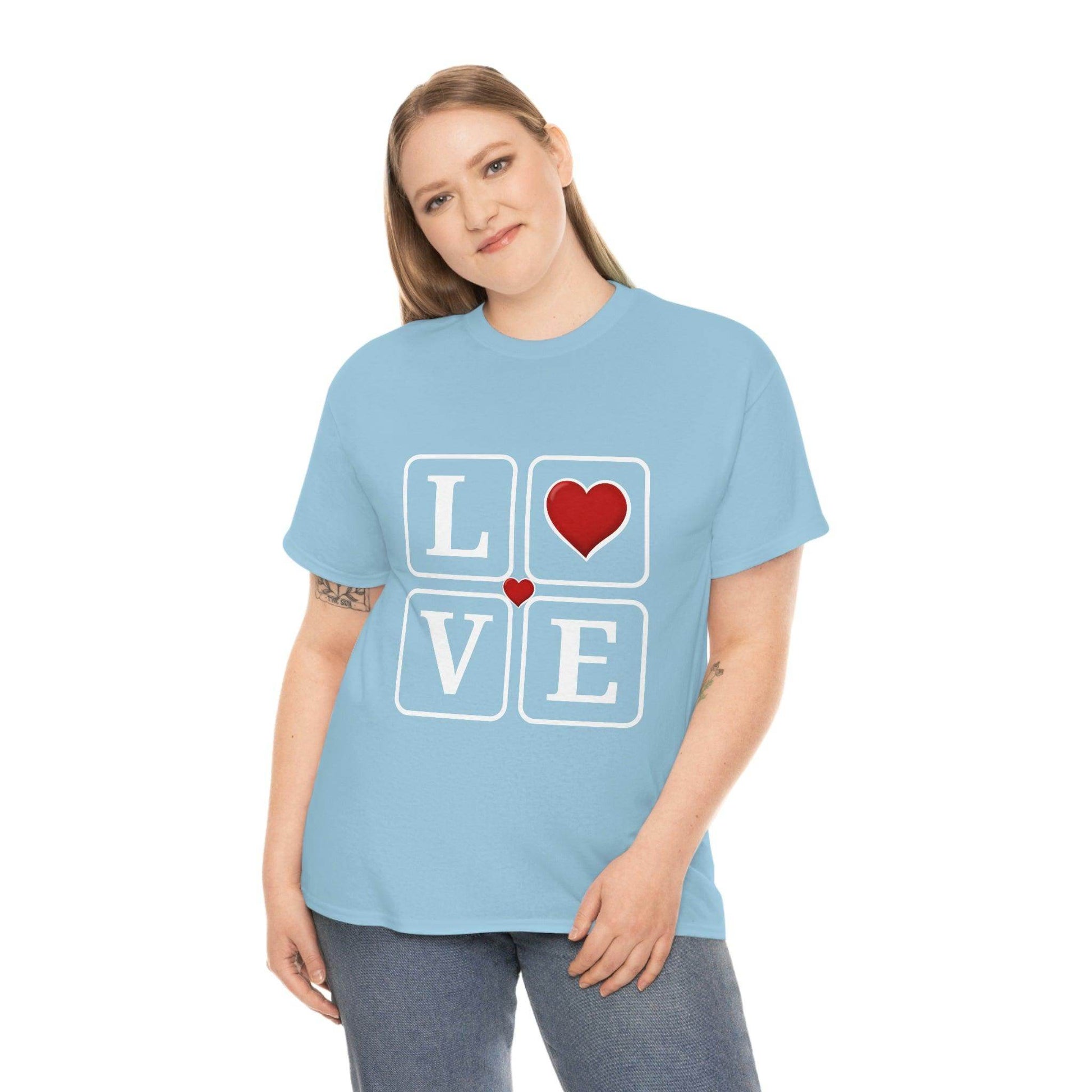 Love square Hearts Shirt, Great Gift for Valentine's day, birthday, engagement, anniversary and many more - Giftsmojo