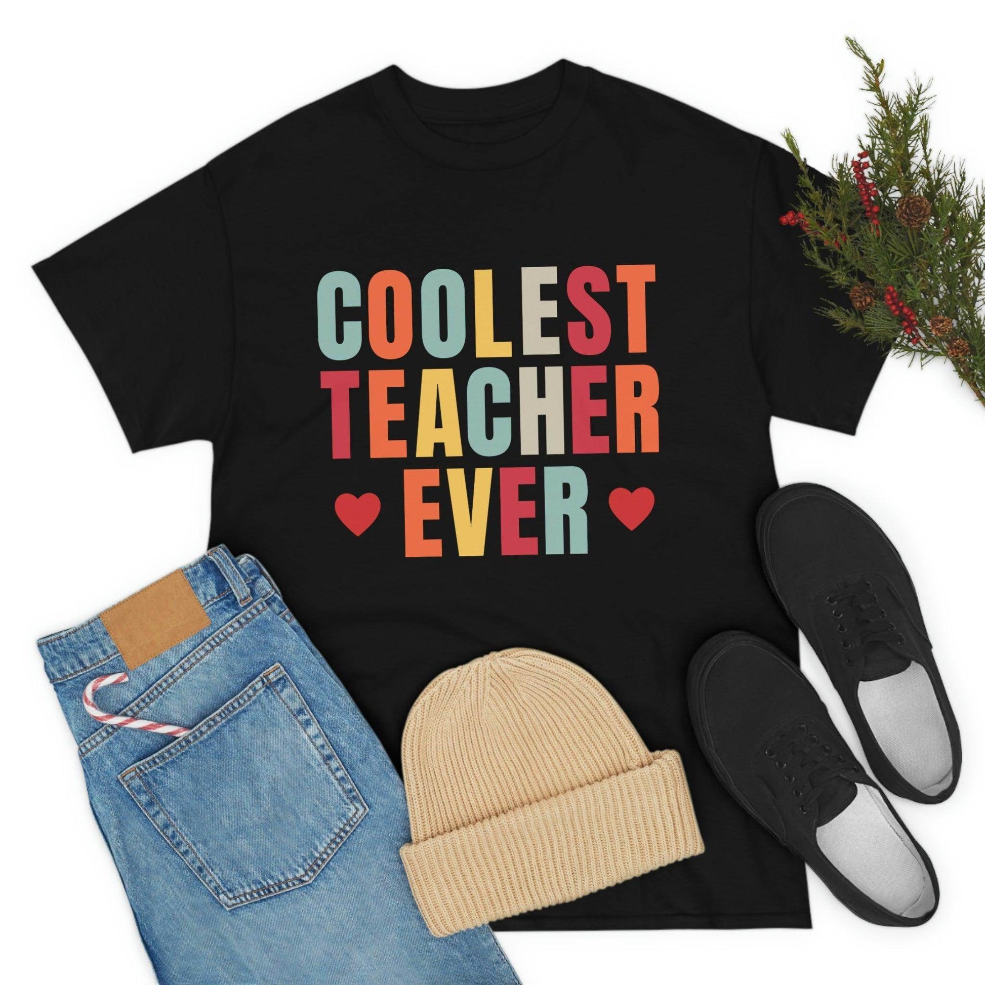 Coolest Teacher Ever T-Shirt - teacher gift - teacher appreciation - Giftsmojo
