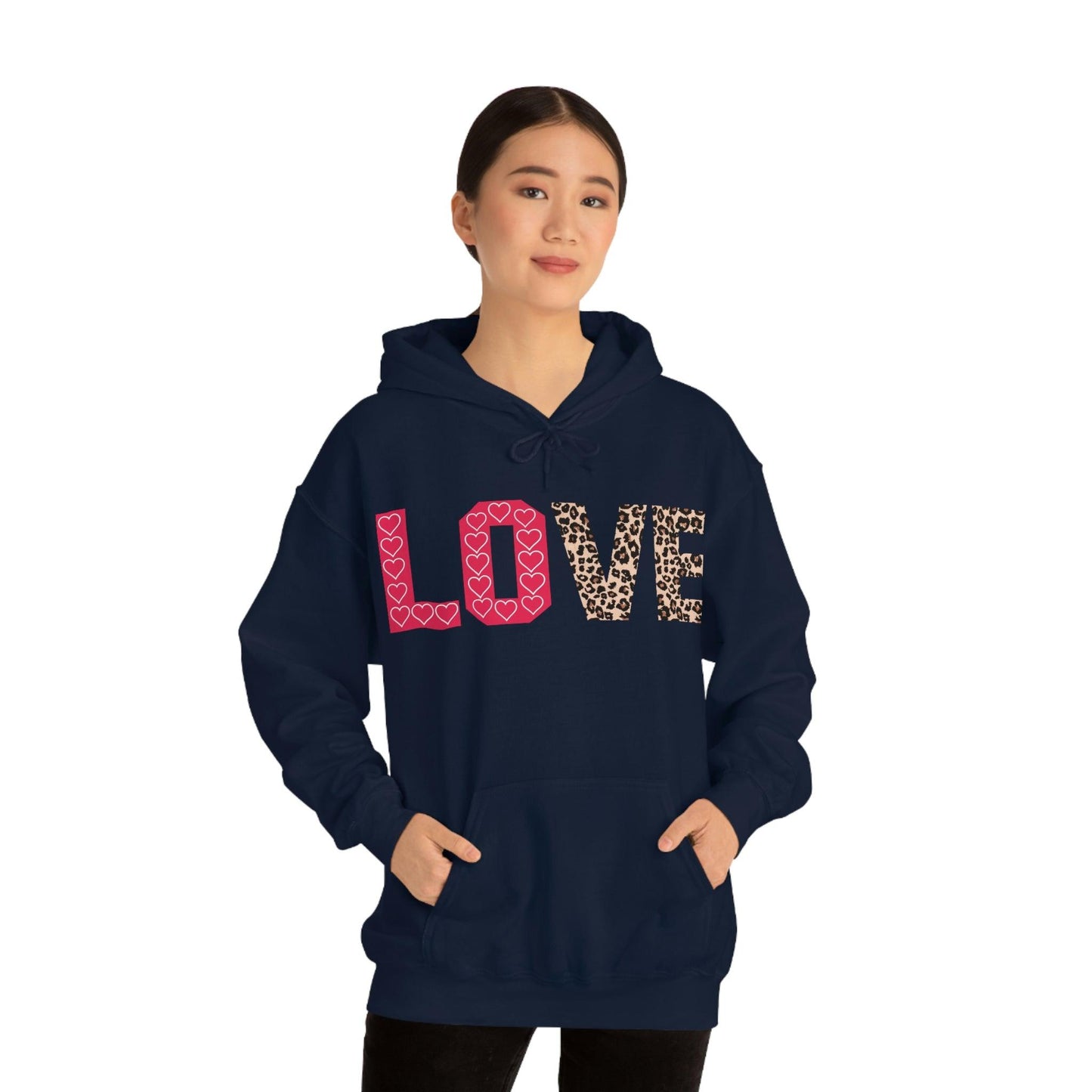 Leopard print Hooded Sweatshirt