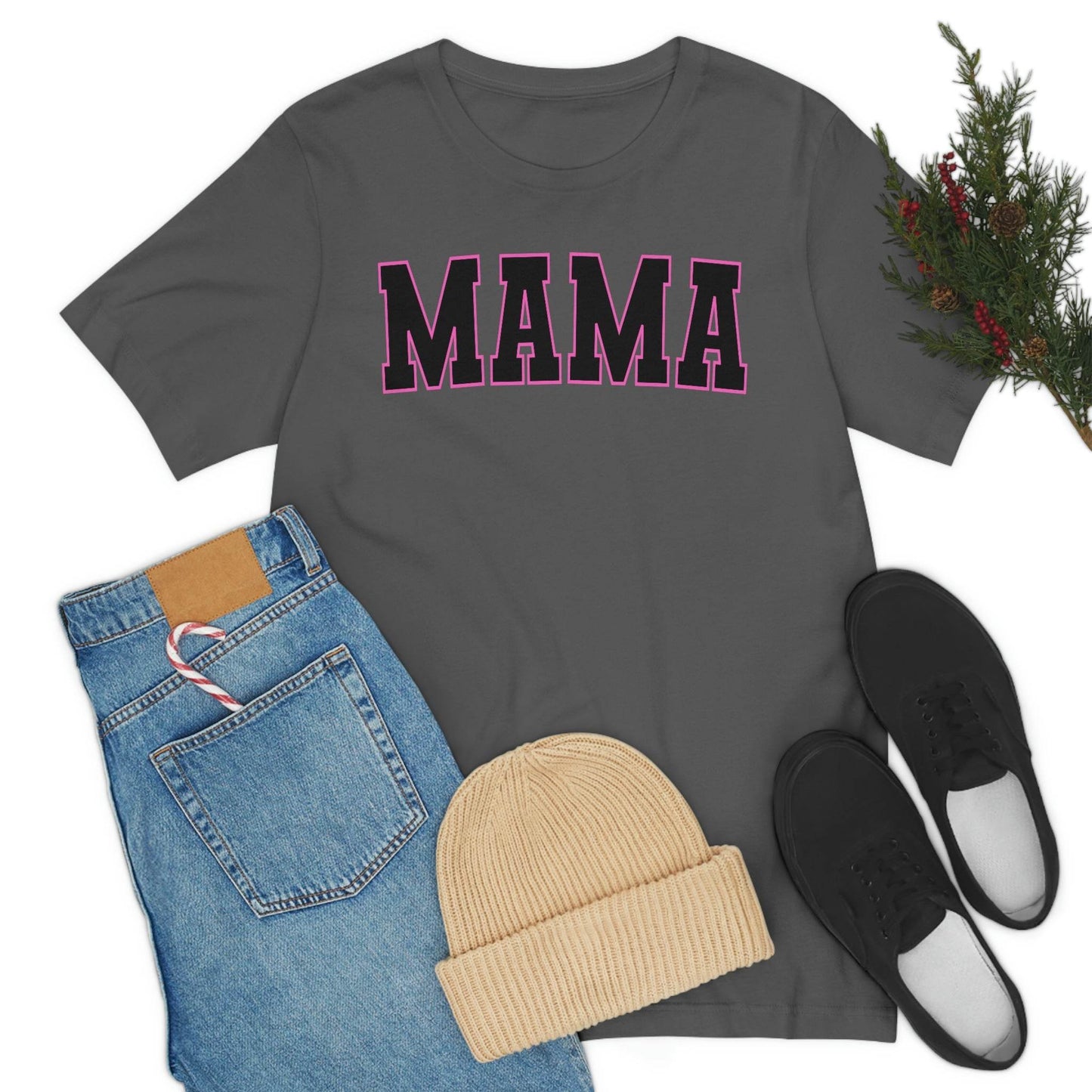 Cute Mama shirt mom shirt gift for her - mothers day shirt mothers day gift mom life shirt - retro mama shirt boy mama shirt mama t-shirt - Giftsmojo