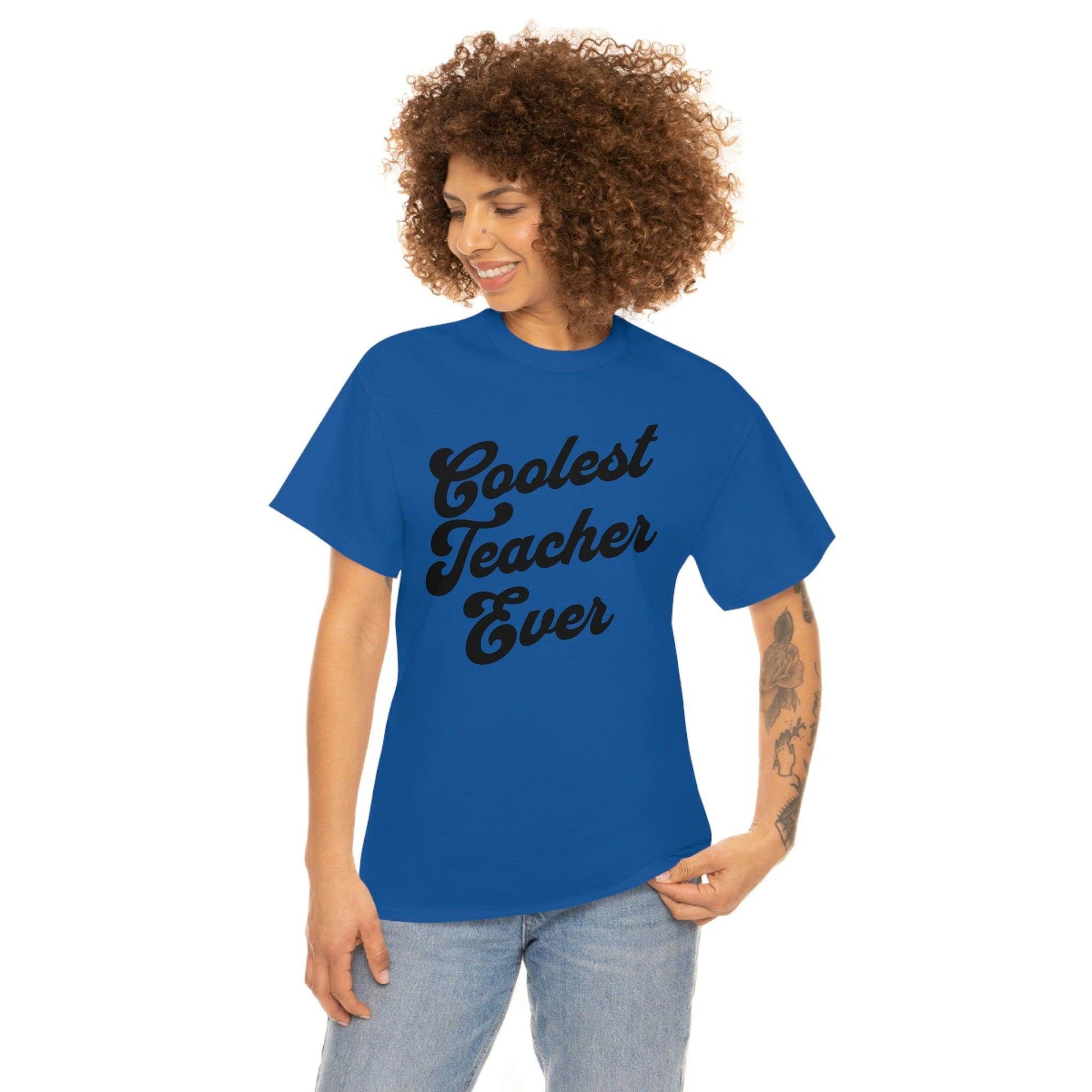 Coolest Teacher Ever Shirt - Giftsmojo