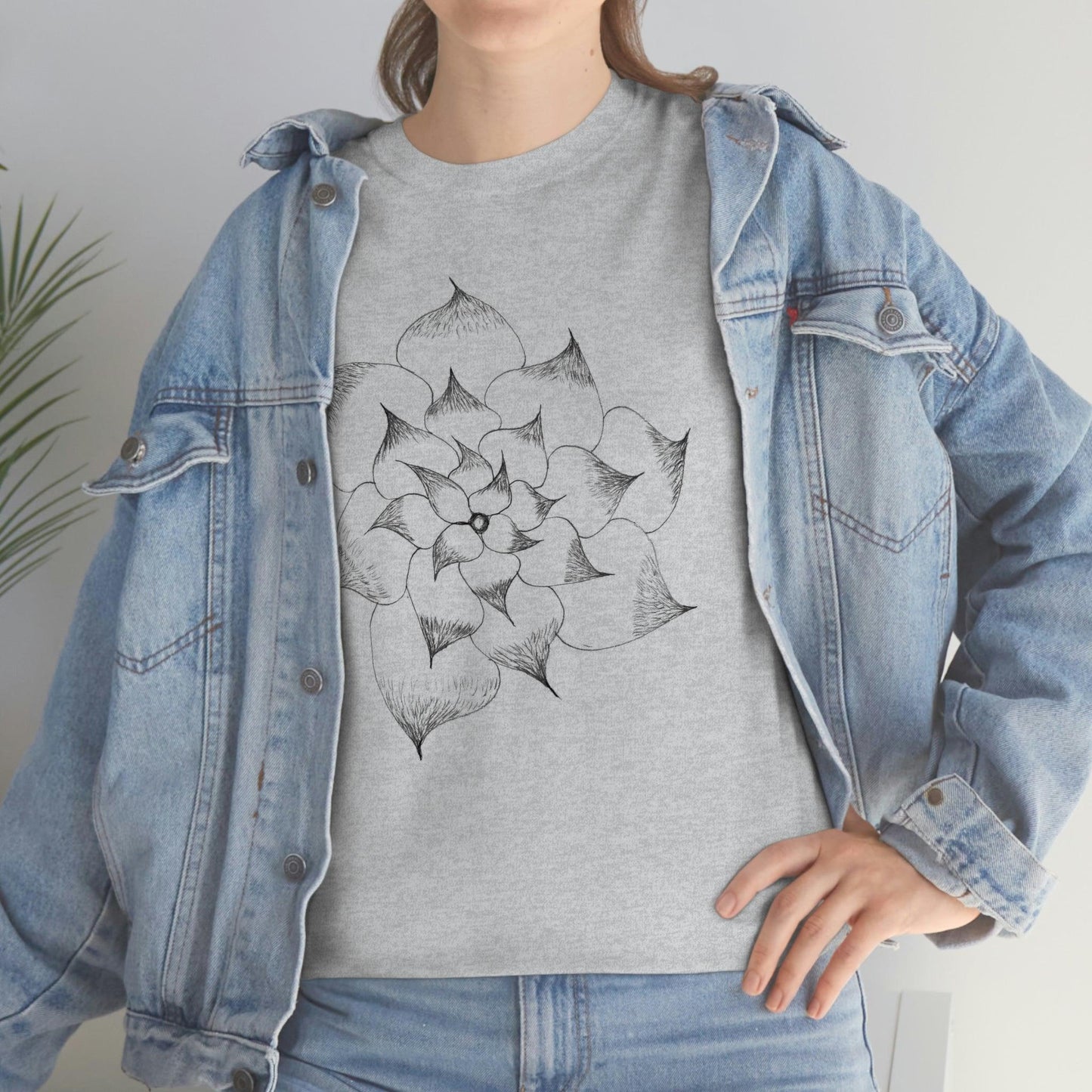 Flower Tee, custom designed tee, flower t-shirt, floral graphic tee - Giftsmojo