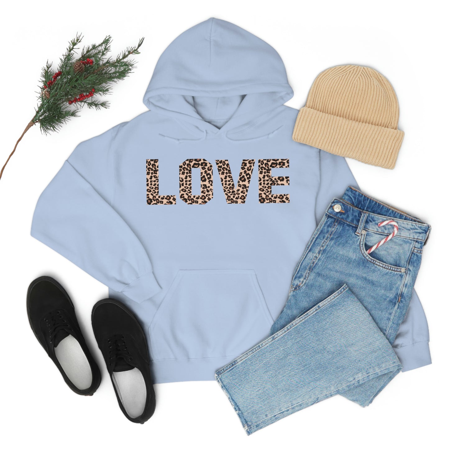 Leopard print Hooded Sweatshirt