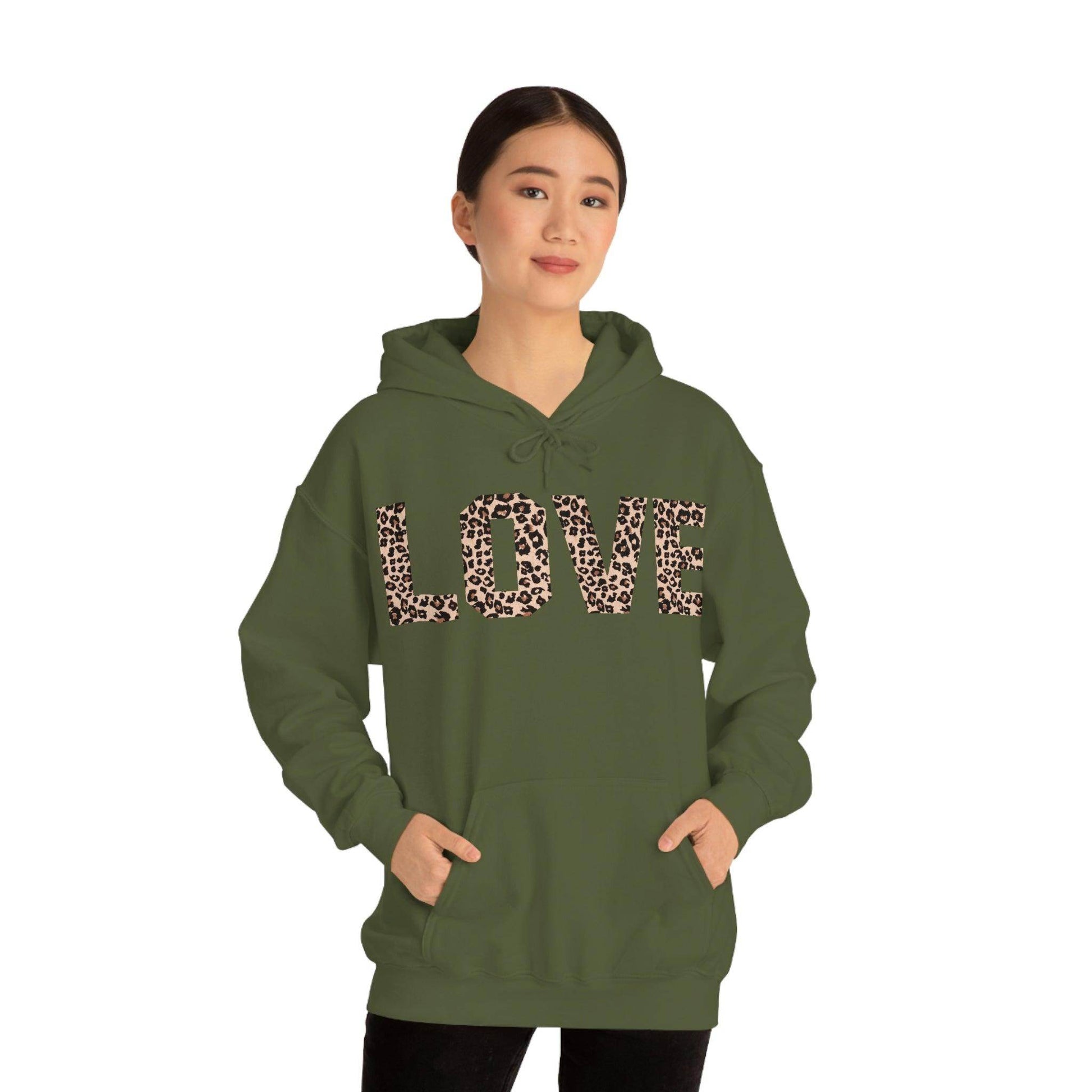 Leopard print Hooded Sweatshirt - Giftsmojo
