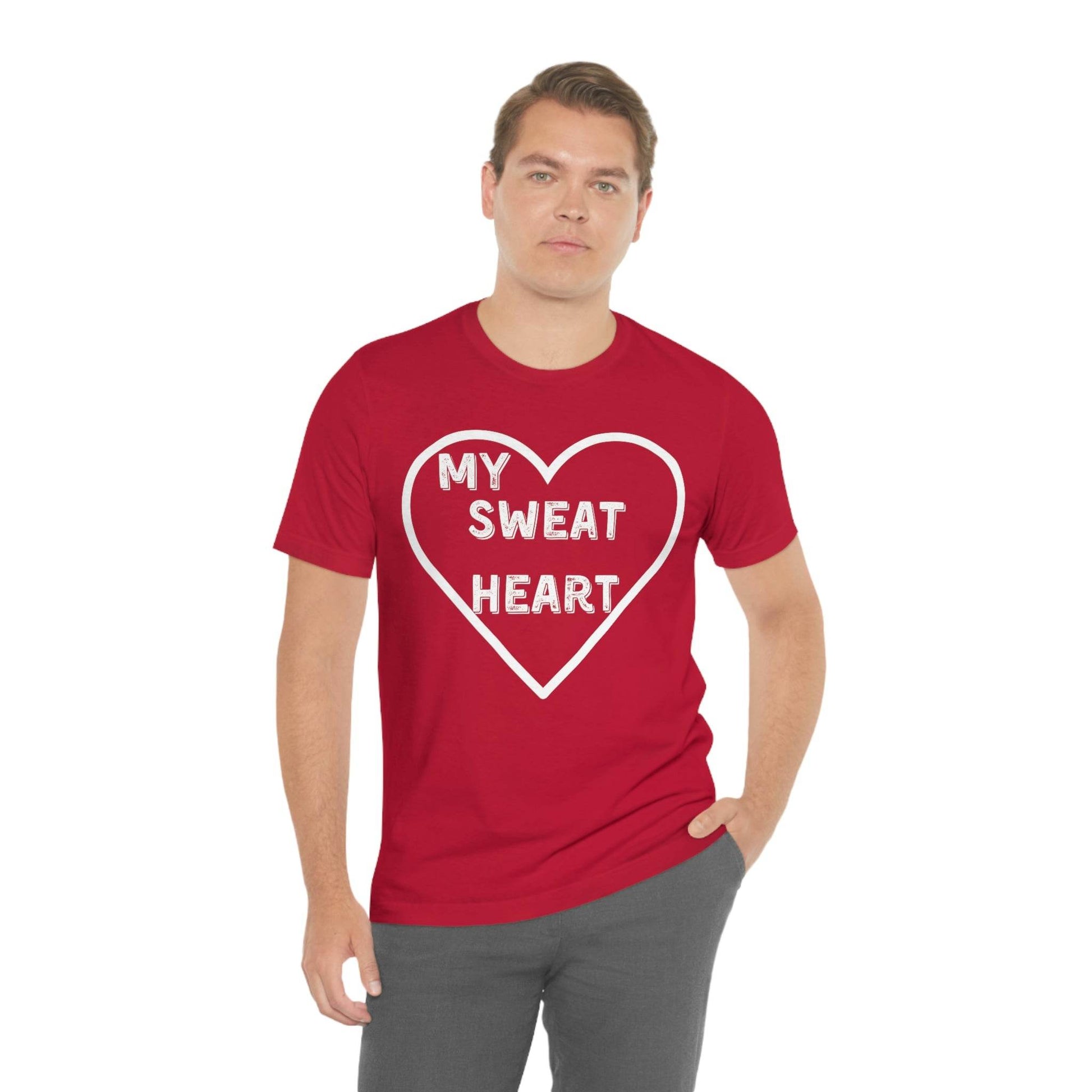 My Sweat Heart - Love shirt - Gift for wife - Gift for Husband - Gift for Girlfriend and Boyfriend - Giftsmojo