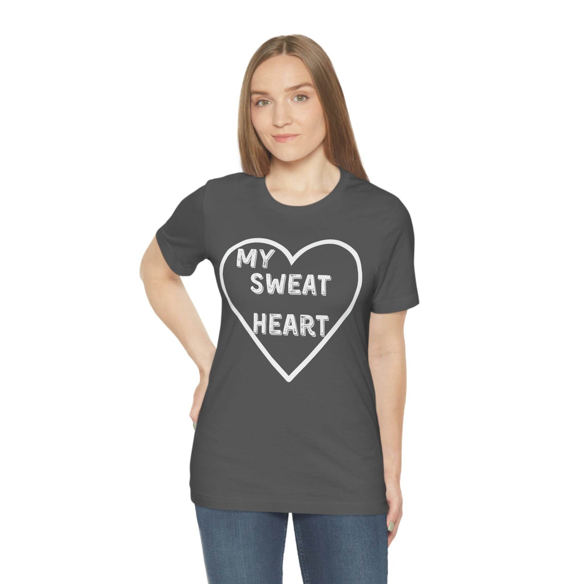 My Sweat Heart - Love shirt - Gift for wife - Gift for Husband - Gift for Girlfriend and Boyfriend - Giftsmojo