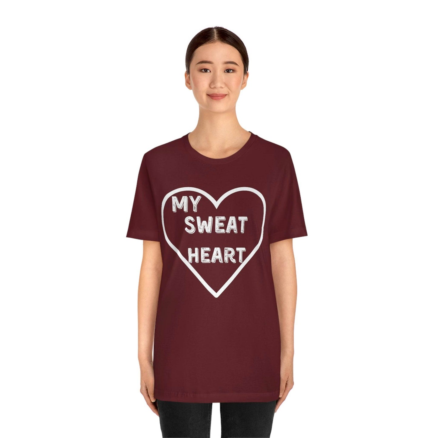 My Sweat Heart - Love shirt - Gift for wife - Gift for Husband - Gift for Girlfriend and Boyfriend - Giftsmojo