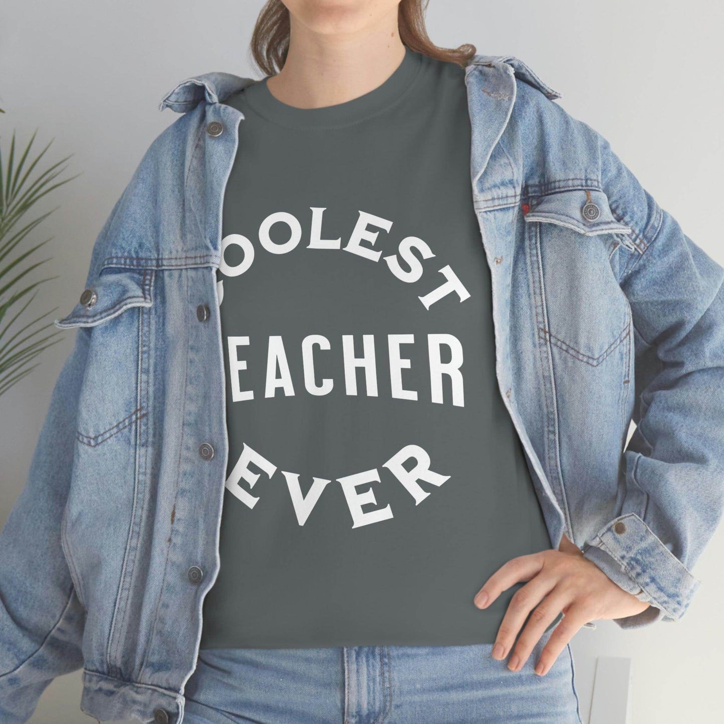 Coolest Teacher Ever Tee - cute teacher shirt - gift for teacher - Giftsmojo