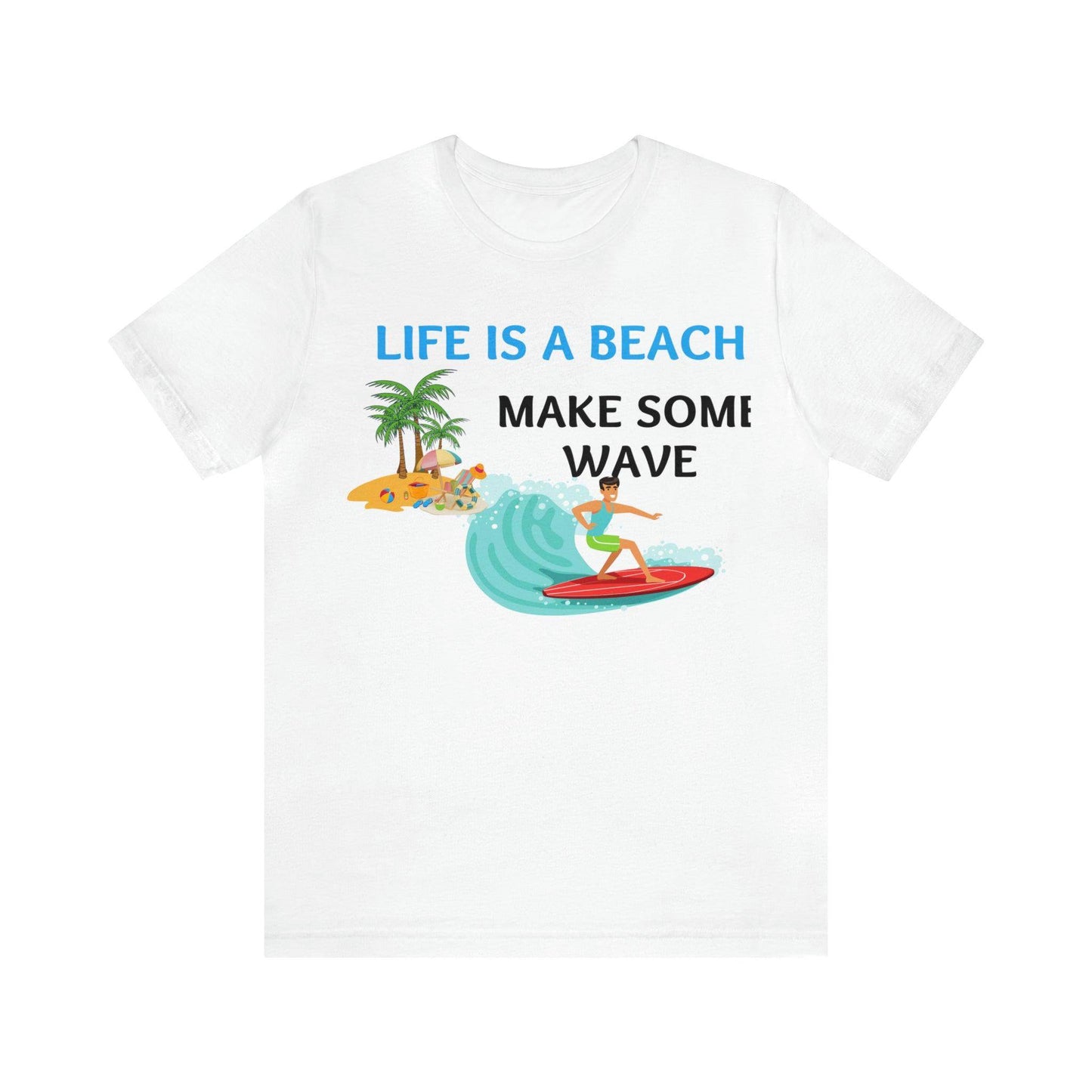 Life is a Beach shirt, Beach t-shirt, Summer shirt, Relaxing beachwear, Coastal fashion, Beach-inspired clothing, Beach adventure apparel - Giftsmojo