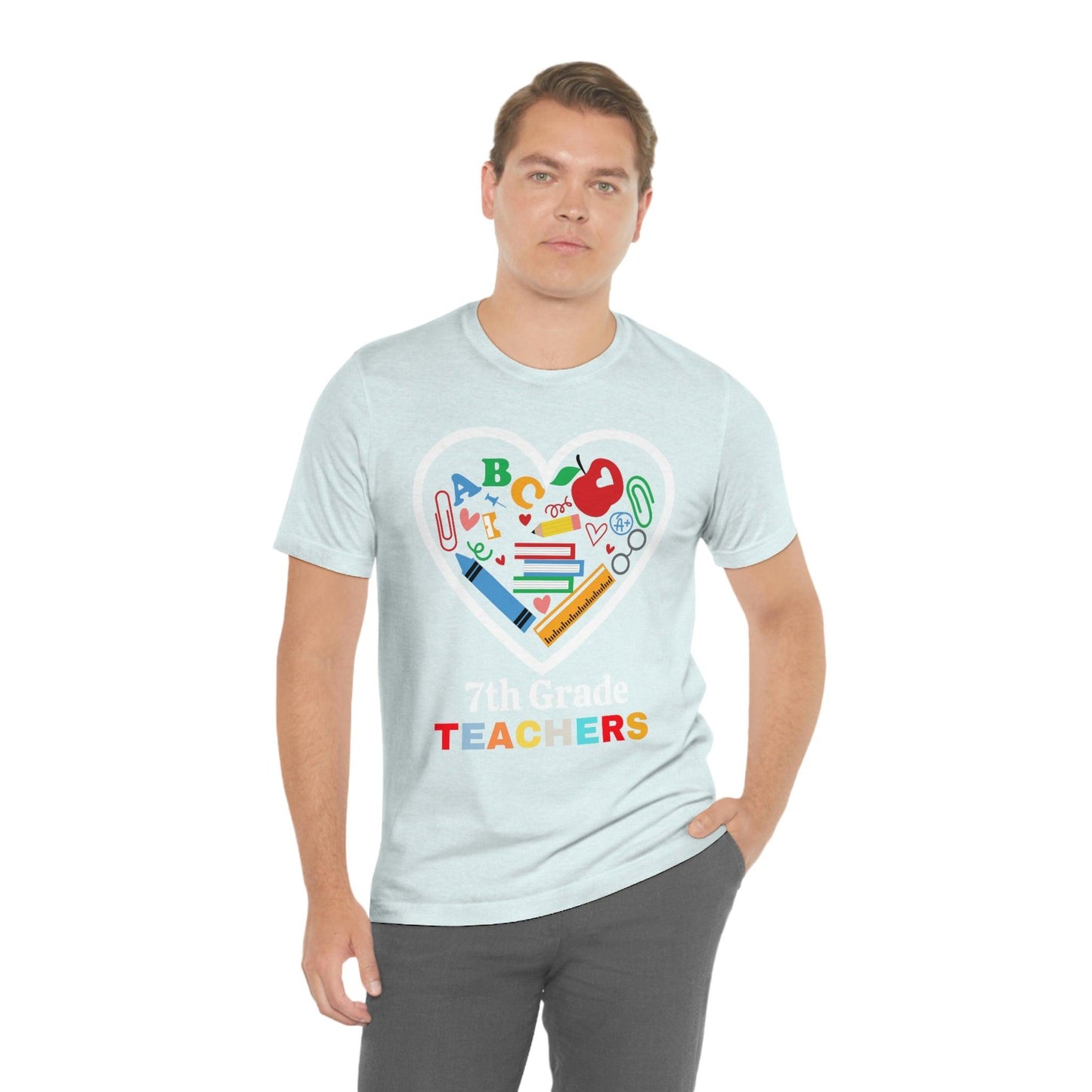 Love 7th Grade Teacher Shirt - Teacher Appreciation Shirt - Gift for Teachers - 7th Grade shirt