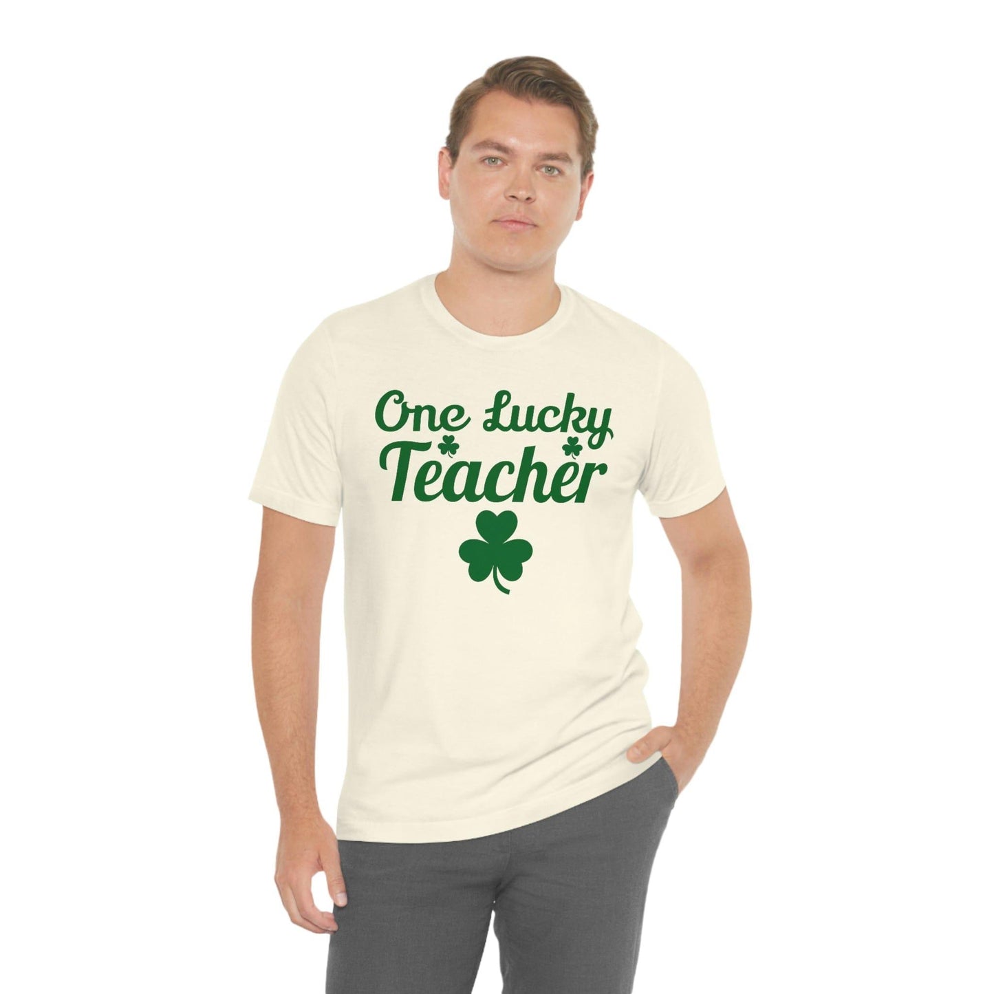 One Lucky Teacher Shirt feeling Lucky St Patrick's Day shirt - Funny St Paddy's day Funny Shirt