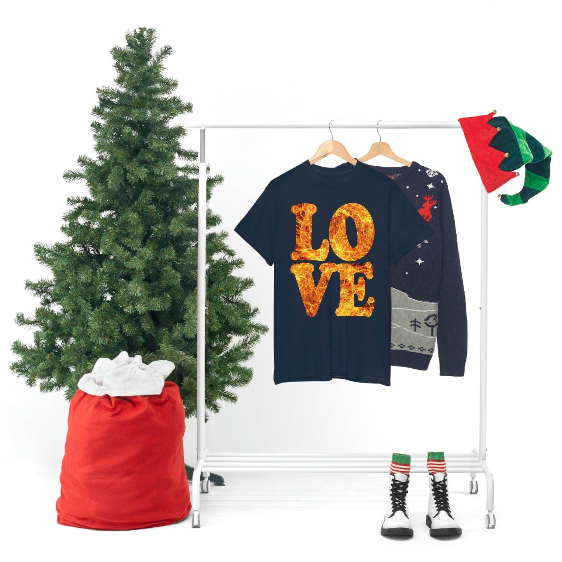 love fire big Tee - Giftsmojo