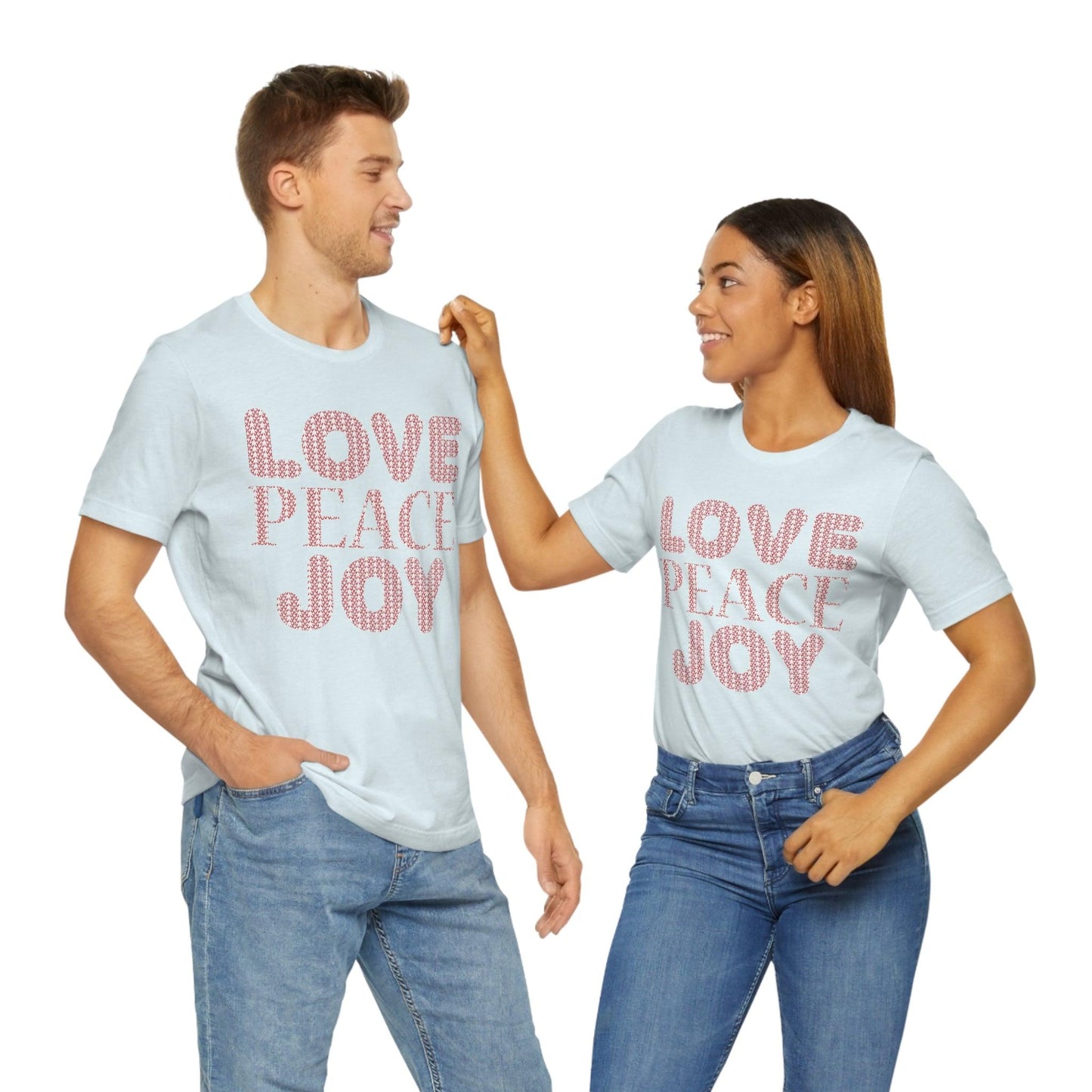 love peace joy Tee - Giftsmojo