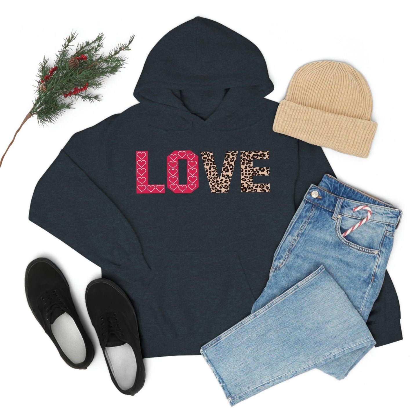 Leopard print Hooded Sweatshirt