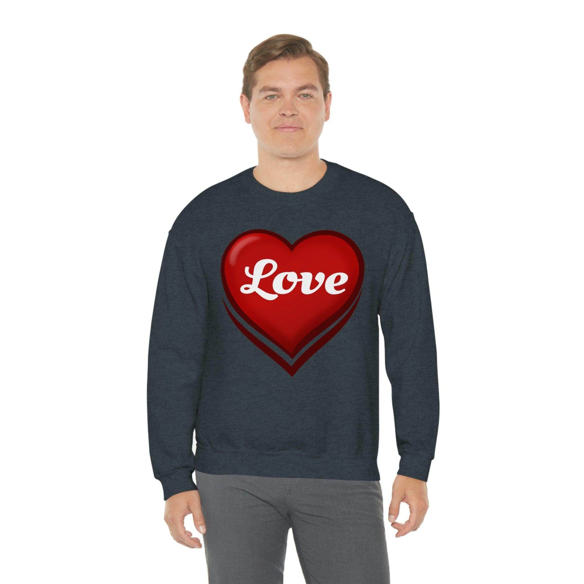Love Sweatshirt, Valentine's Gift, - Giftsmojo