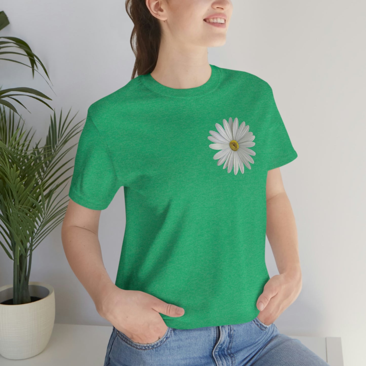 Daisy Shirt Floral Shirt Gift, Boho Shirt, Birth Month Flower, Gift For Mom, Daisy Women Shirt Flower Tee Summer Shirt,