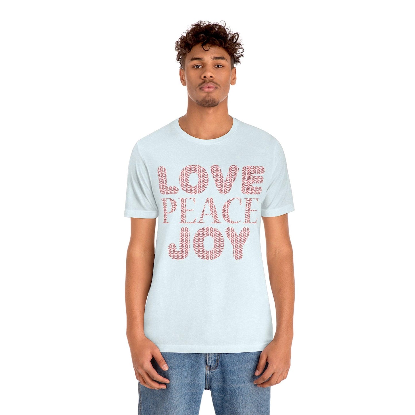 love peace joy Tee - Giftsmojo