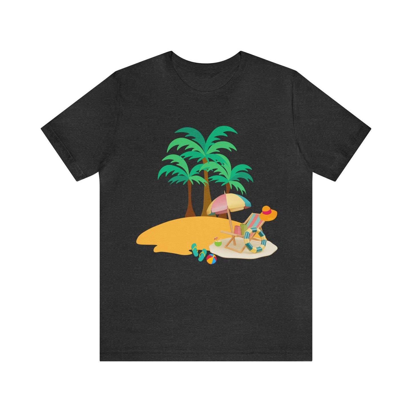 Beach shirt, Beach t-shirt, Summer shirt, Beachwear, Beach fashion, Tropical print, Trendy design, Stylish beach apparel - Giftsmojo