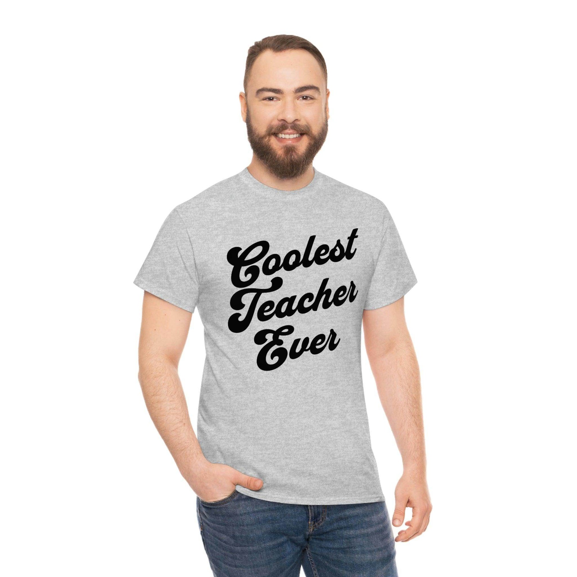 Coolest Teacher Ever Shirt - Giftsmojo