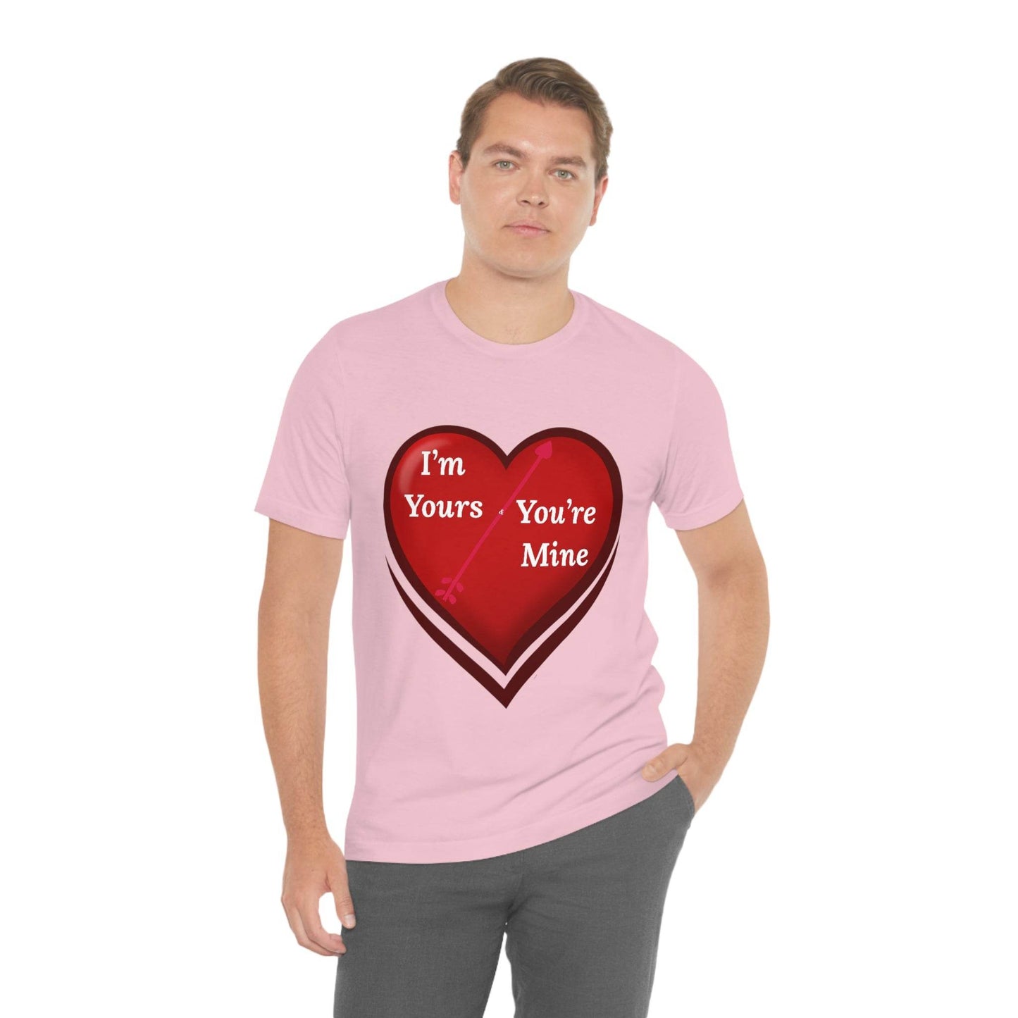 I'm Yours and You're Mine Heart Tee - Giftsmojo
