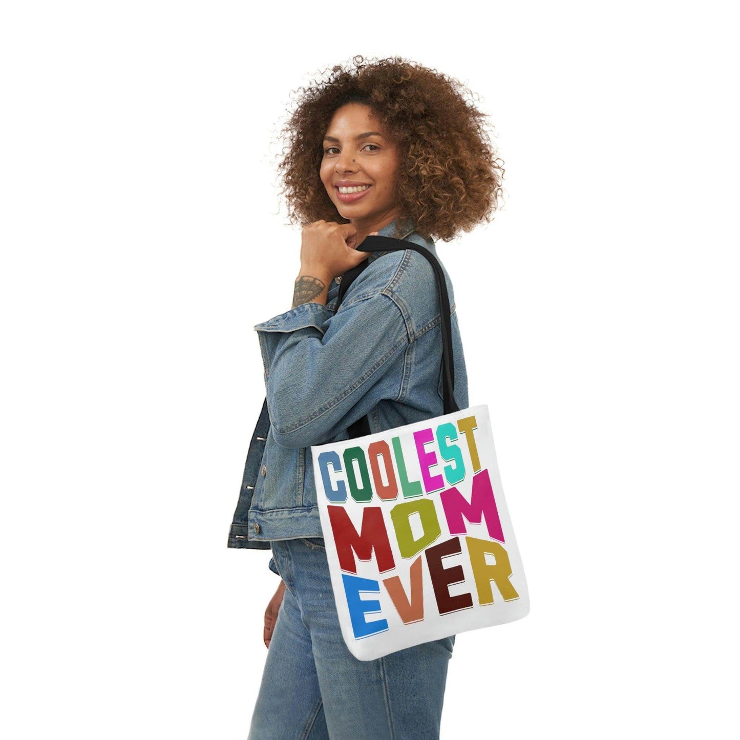 The coolest mom ever Canvas Tote Bag - Giftsmojo