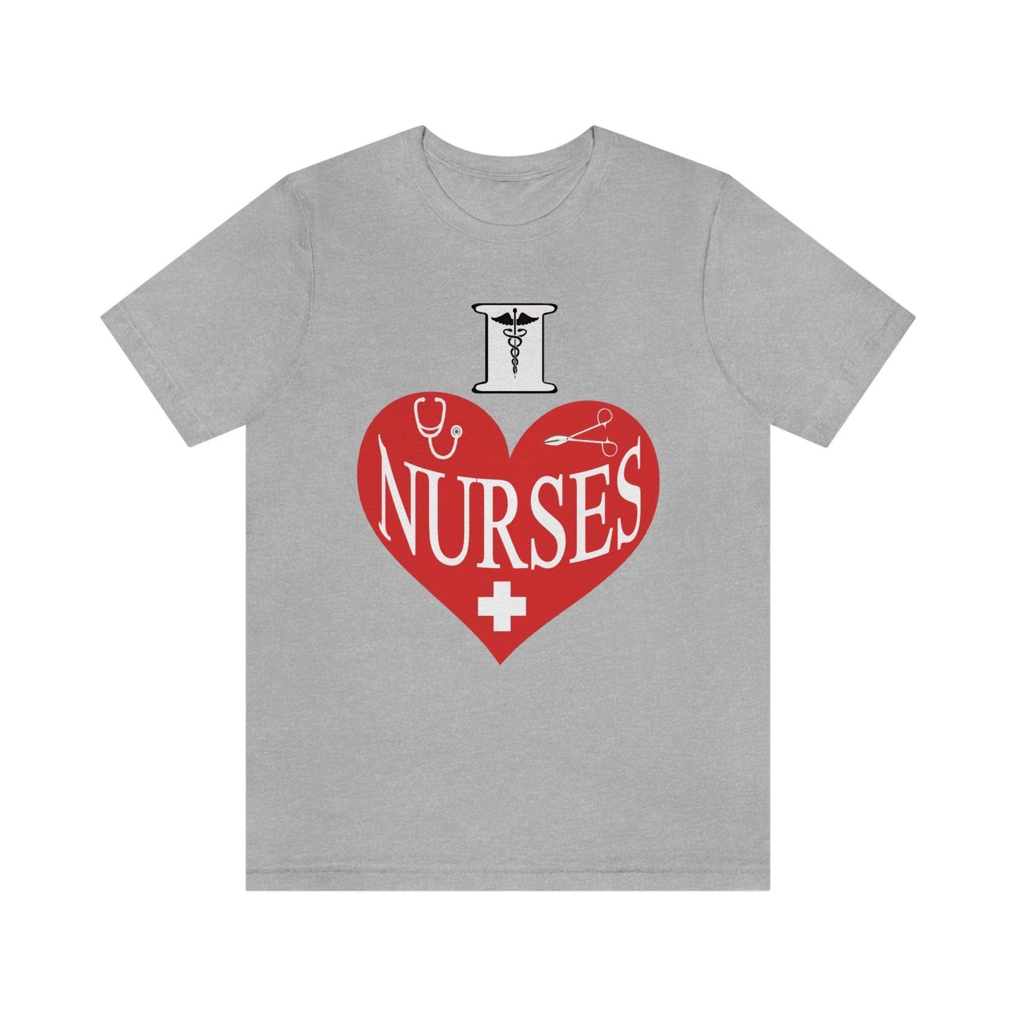 I love Nurses Tee - Giftsmojo