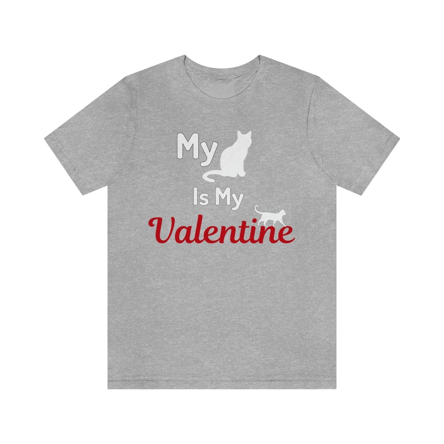 My Cat is My Valentine, Pet lover Valentine shirt - Cute cat lover shirt - gift for cat lovers - Giftsmojo