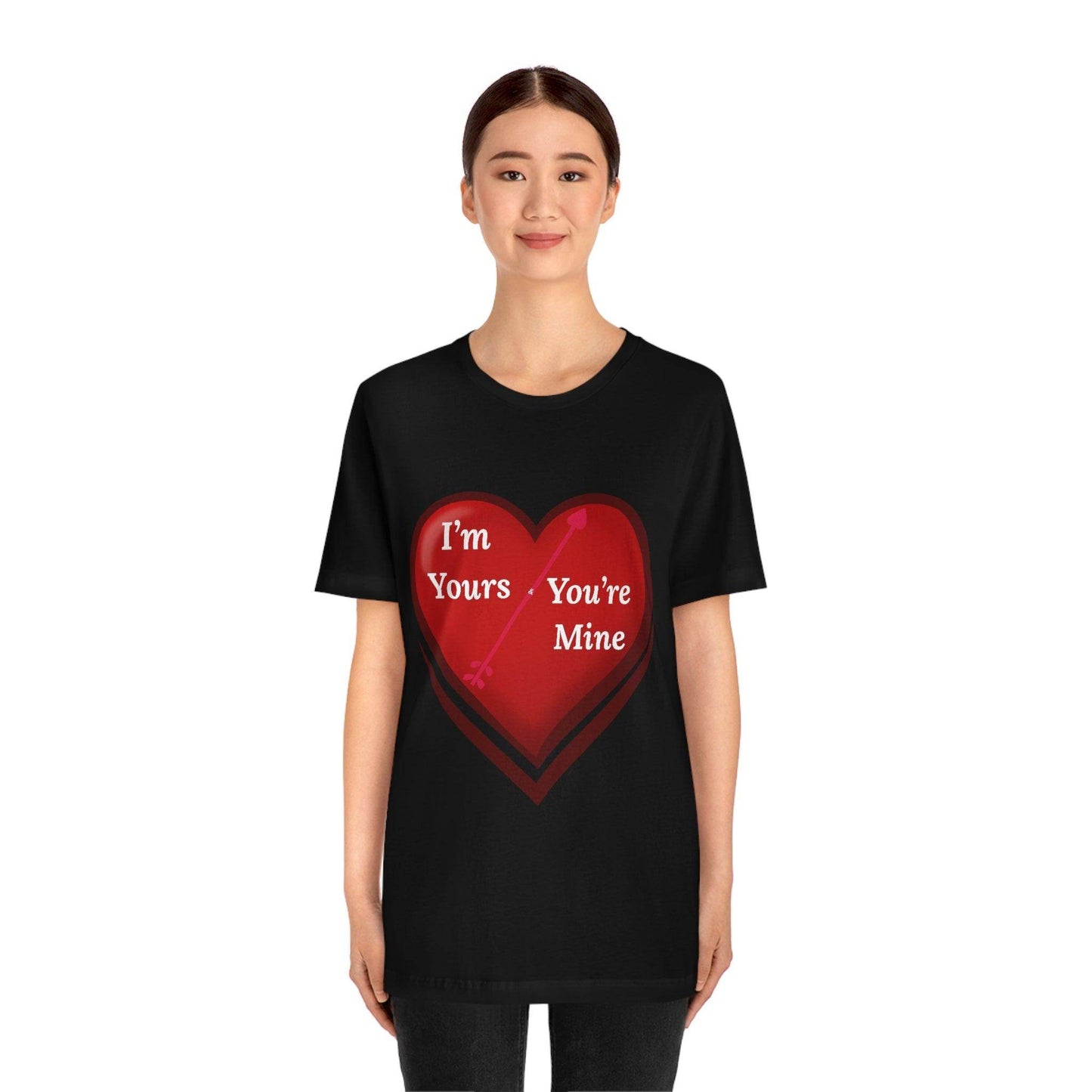 I'm Yours and You're Mine Heart Tee - Giftsmojo