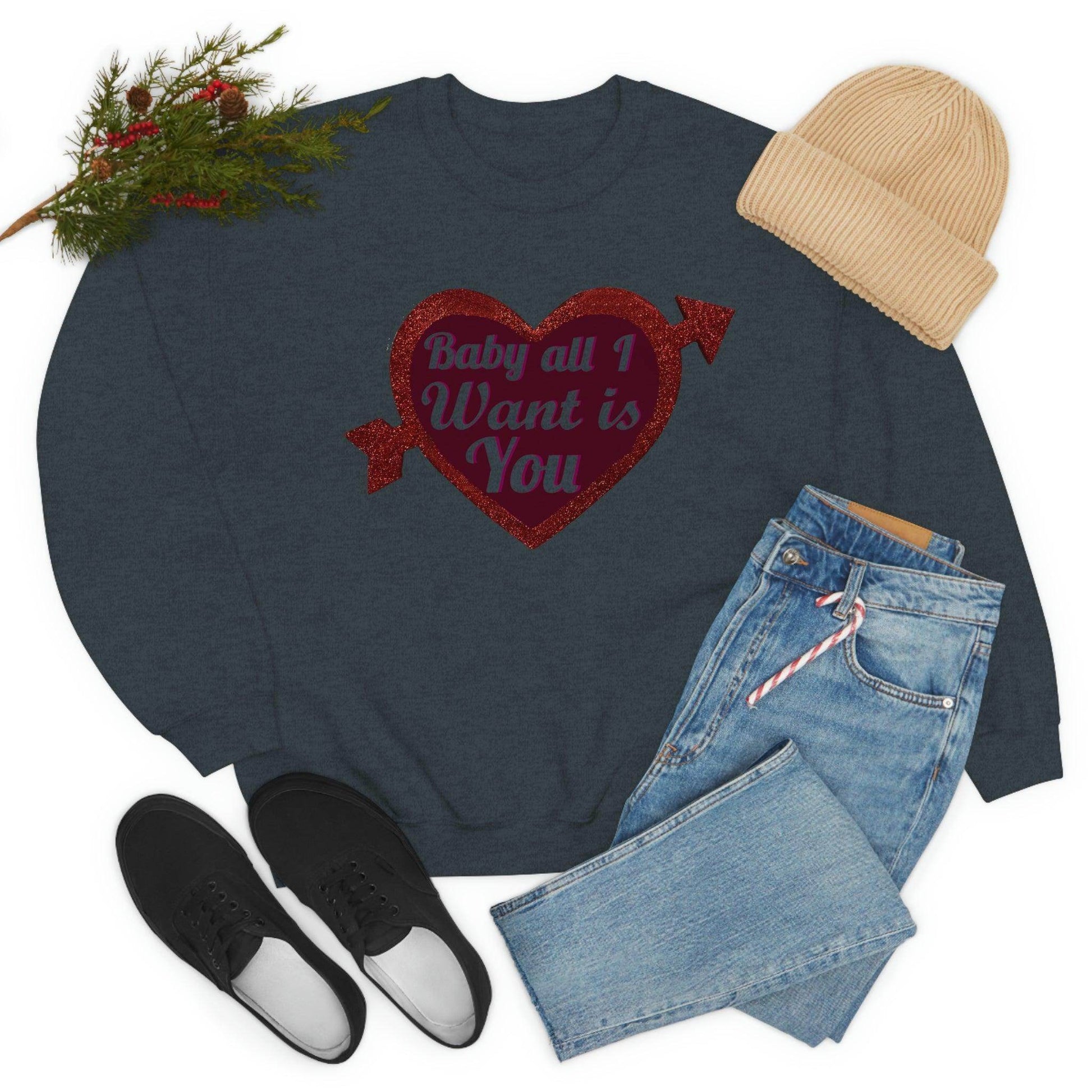 Baby all I want is You Sweatshirt - Giftsmojo