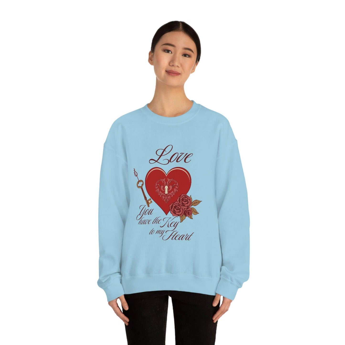 Love you have the key to my heart Sweatshirt - Giftsmojo