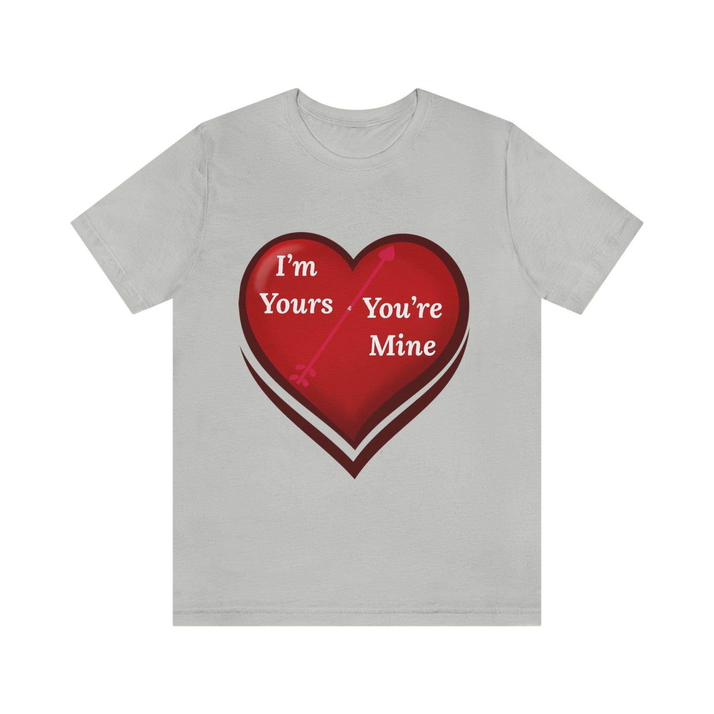 I'm Yours and You're Mine Heart Tee - Giftsmojo