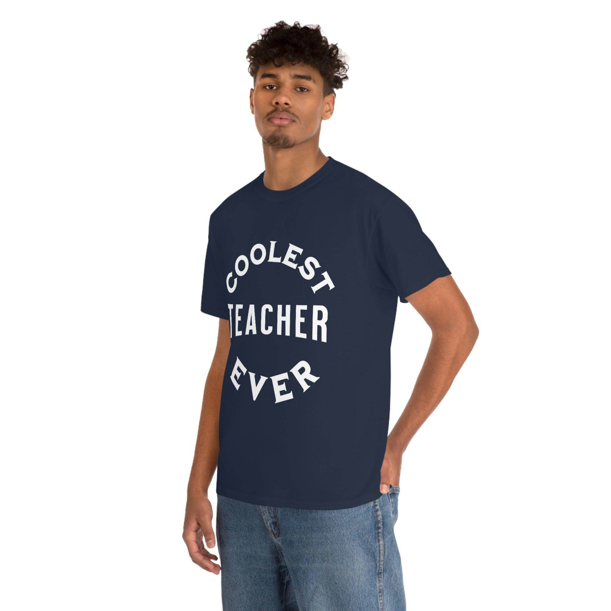 Coolest Teacher Ever Tee - cute teacher shirt - gift for teacher - Giftsmojo