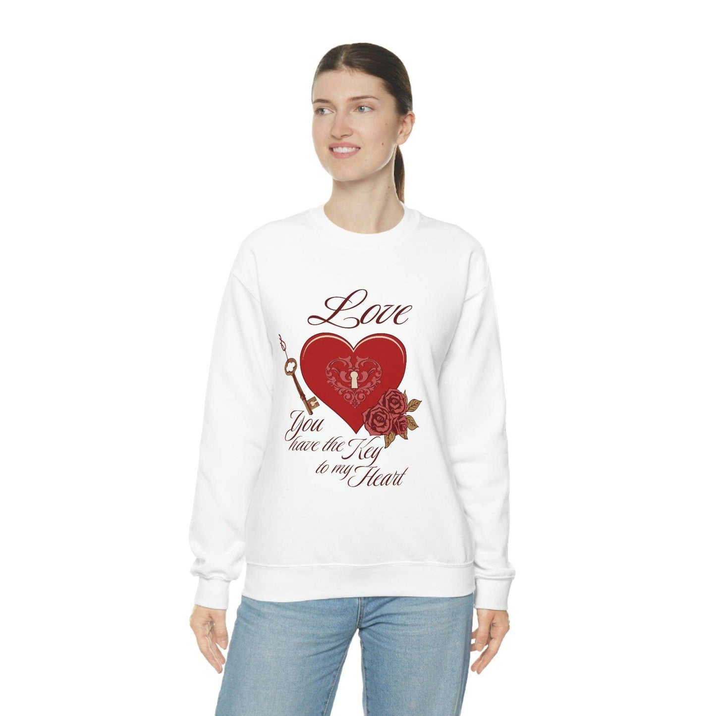 Love you have the key to my heart Sweatshirt - Giftsmojo
