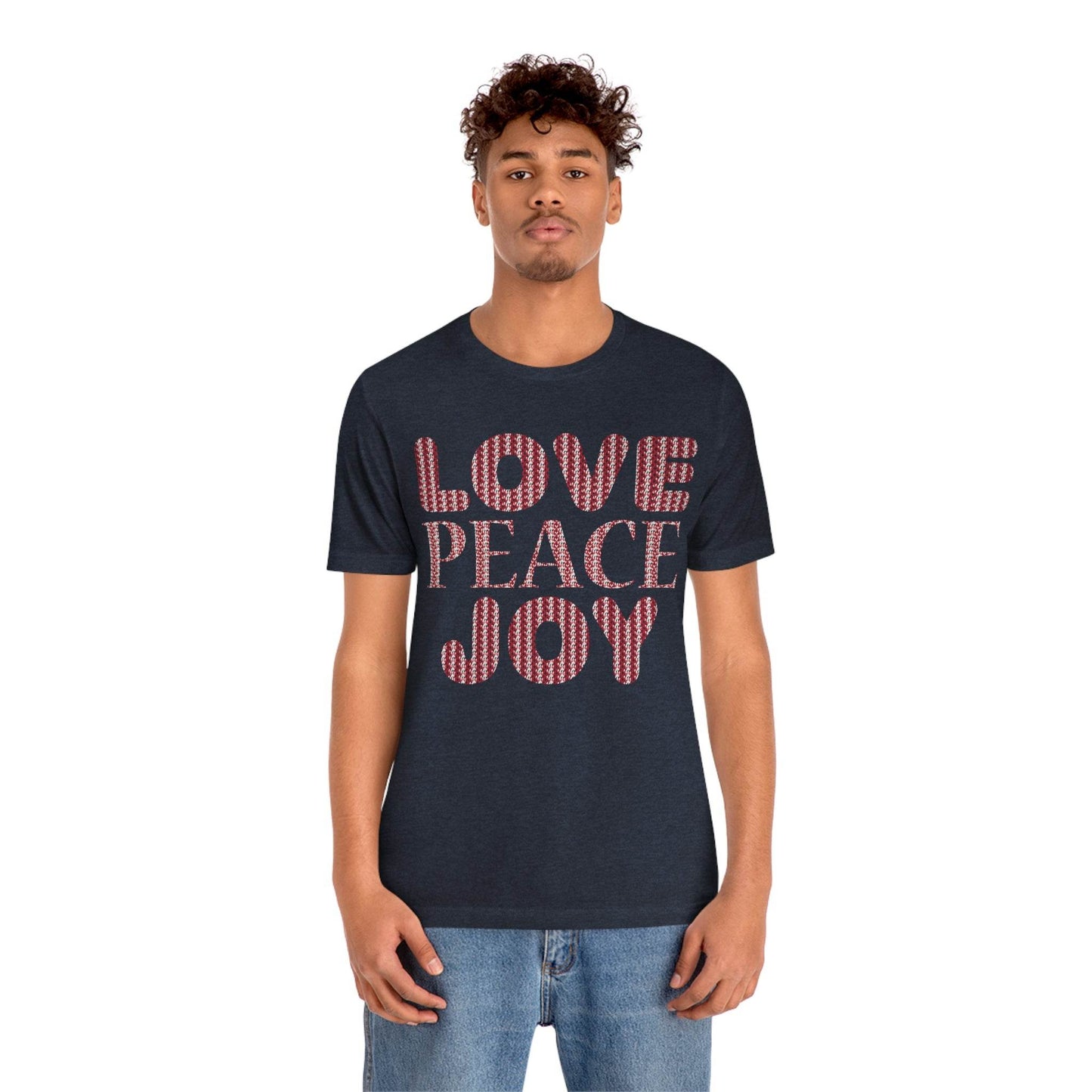 love peace joy Tee - Giftsmojo