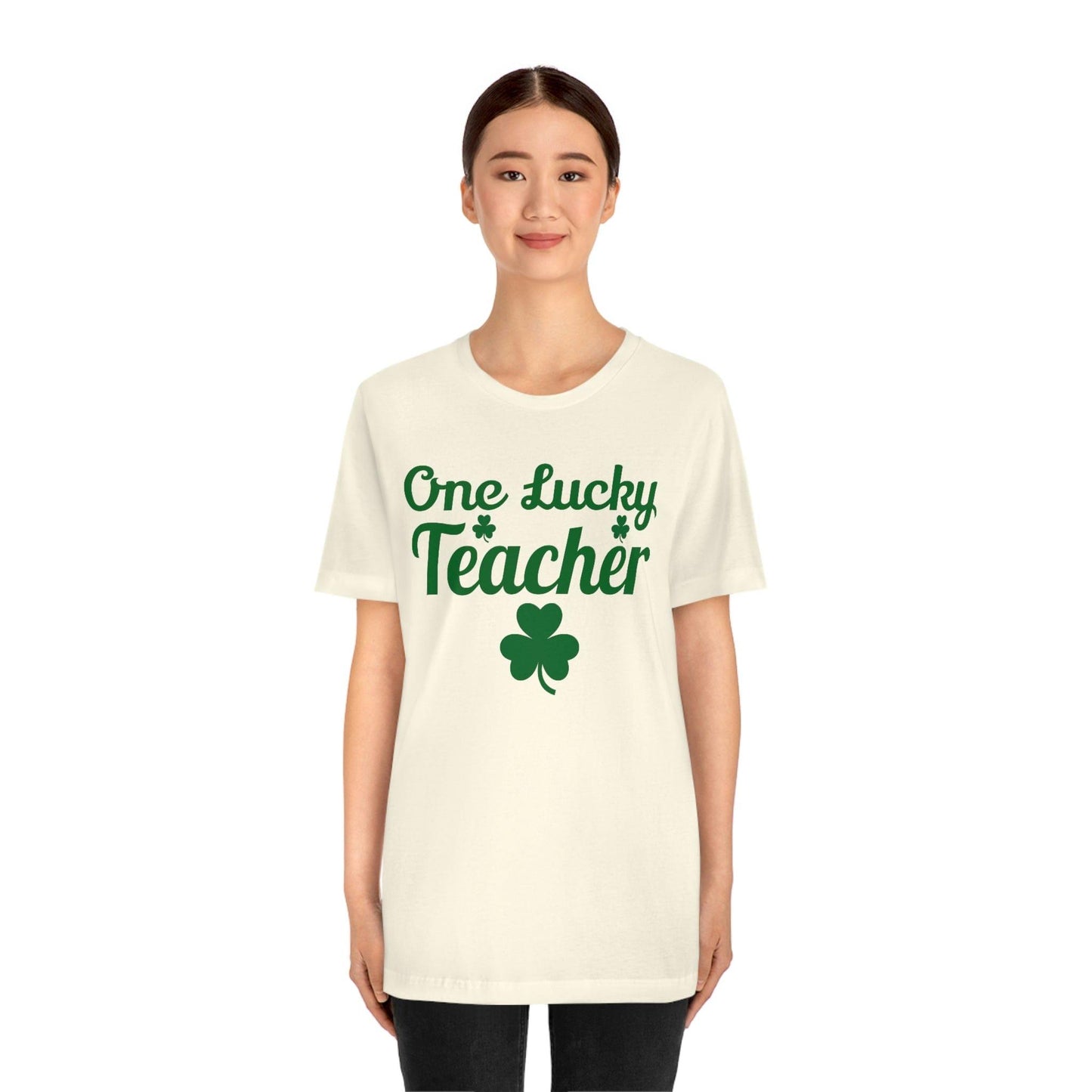 One Lucky Teacher Shirt feeling Lucky St Patrick's Day shirt - Funny St Paddy's day Funny Shirt