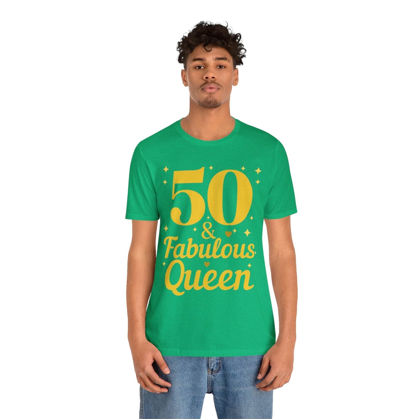 50 and Fabulous Queen shirt, Funny 50th birthday shirt - Giftsmojo