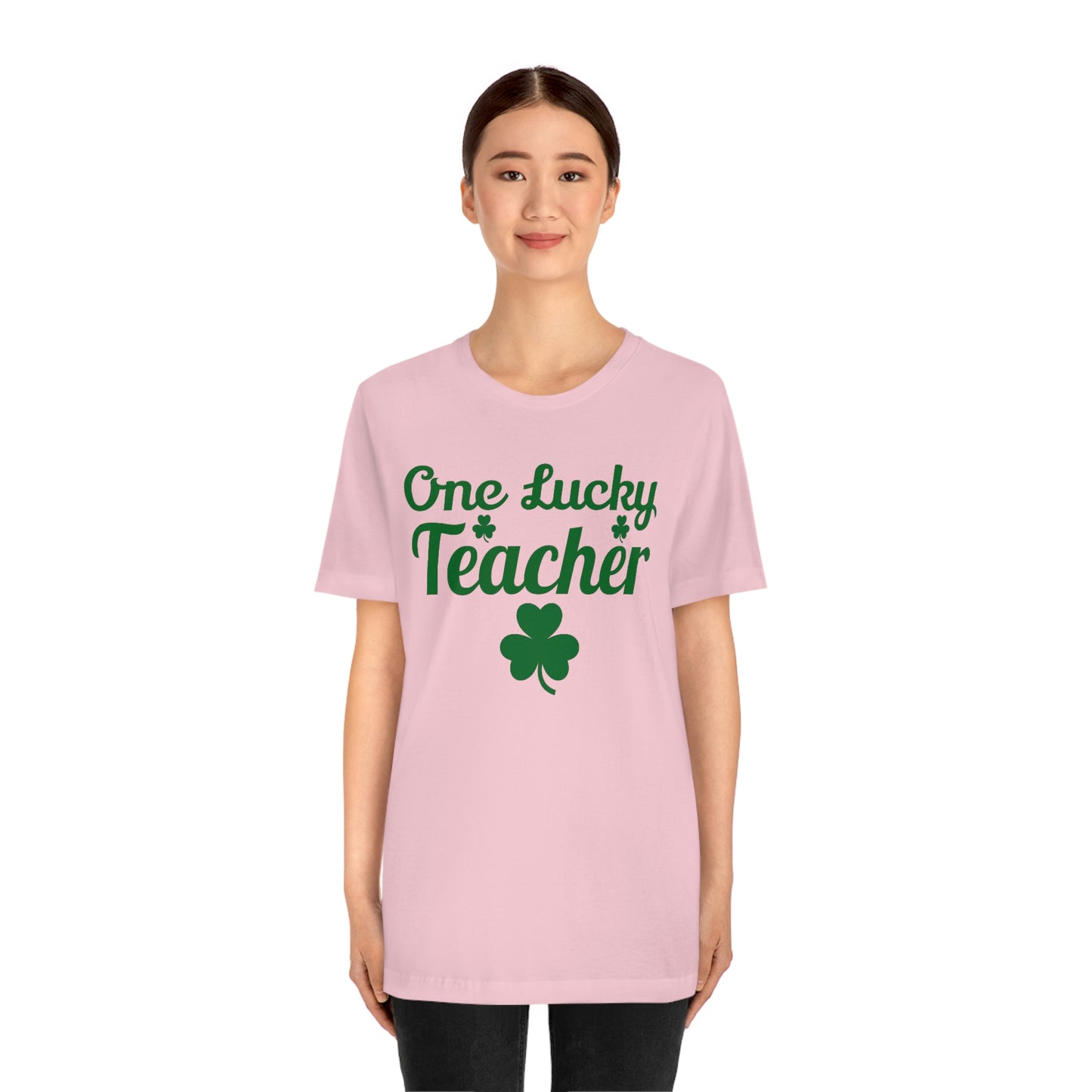 One Lucky Teacher Shirt feeling Lucky St Patrick's Day shirt - Funny St Paddy's day Funny Shirt