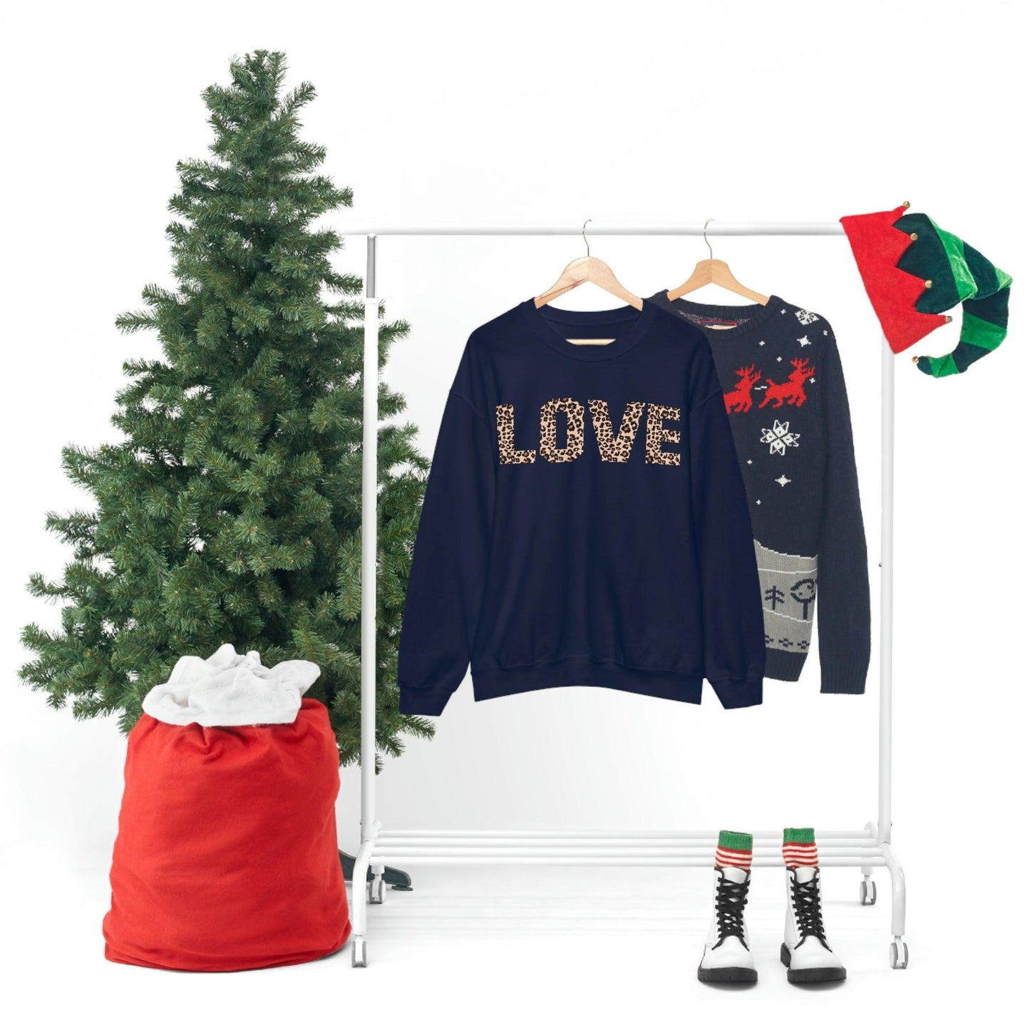 Leopard print love Sweatshirt